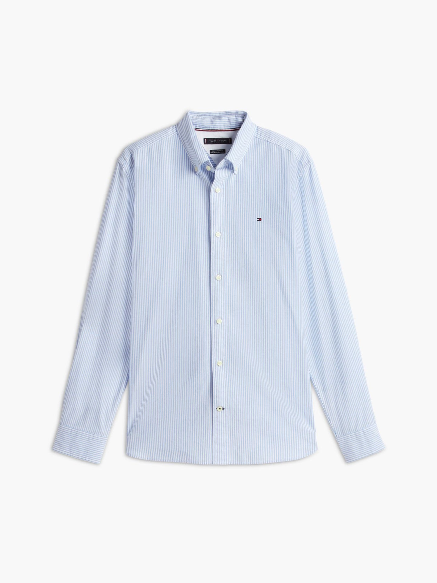 Tommy Hilfiger Regular Fit Stripe Stretch Oxford Shirt