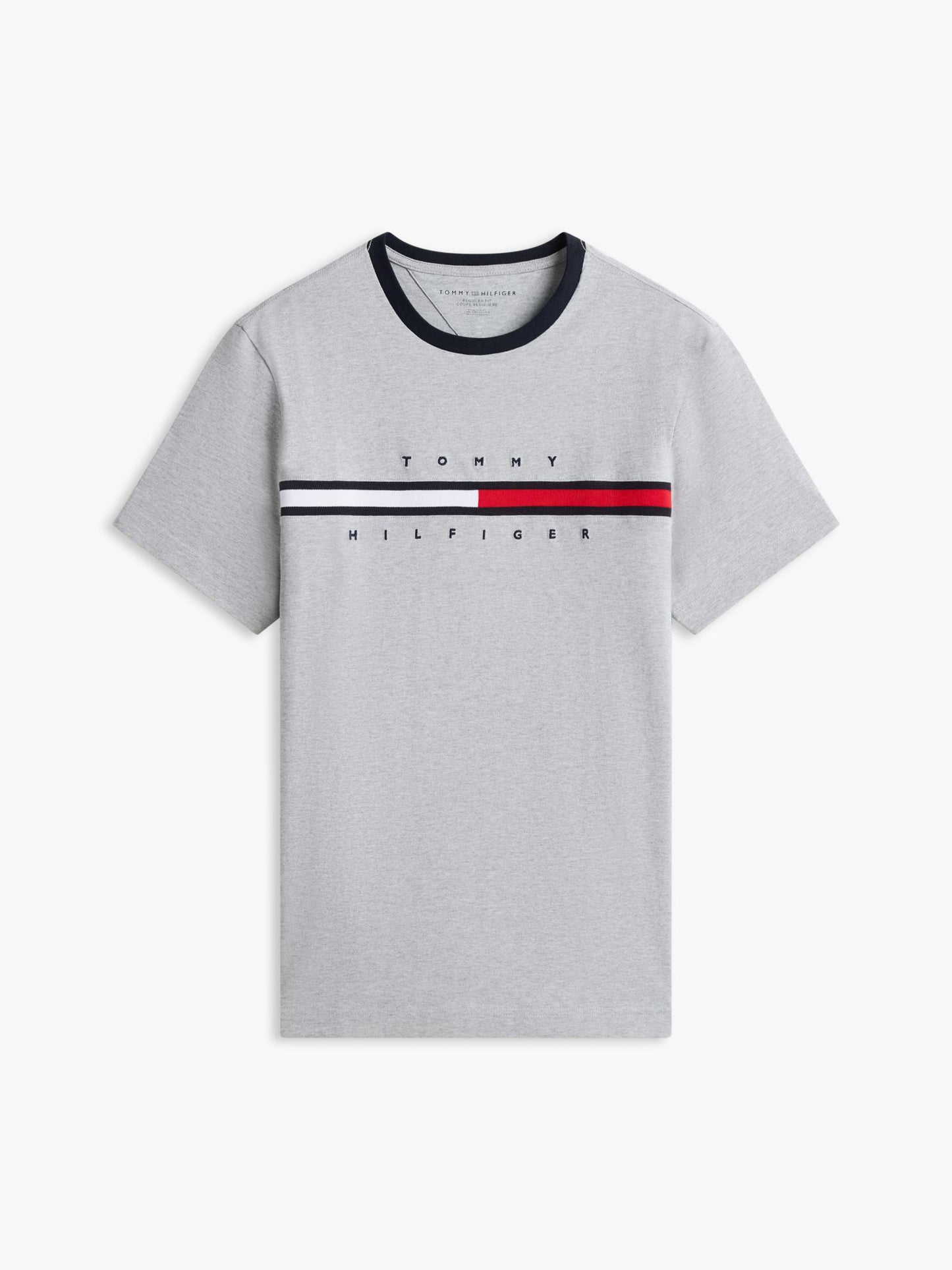 Tommy Hilfiger Embroidered Flag Logo T-Shirt