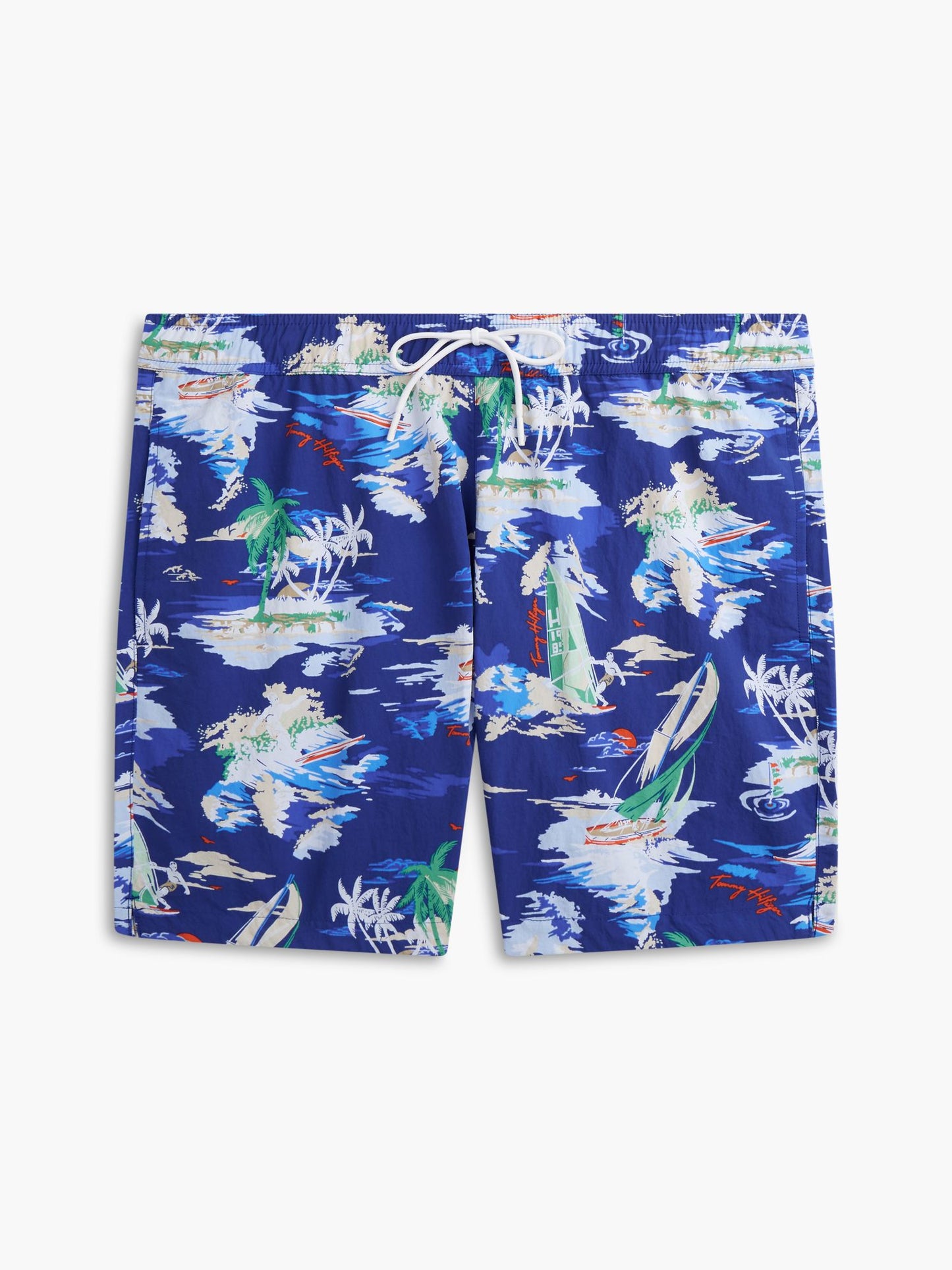Tommy Hilfiger Surf Print 7" Swim Trunk