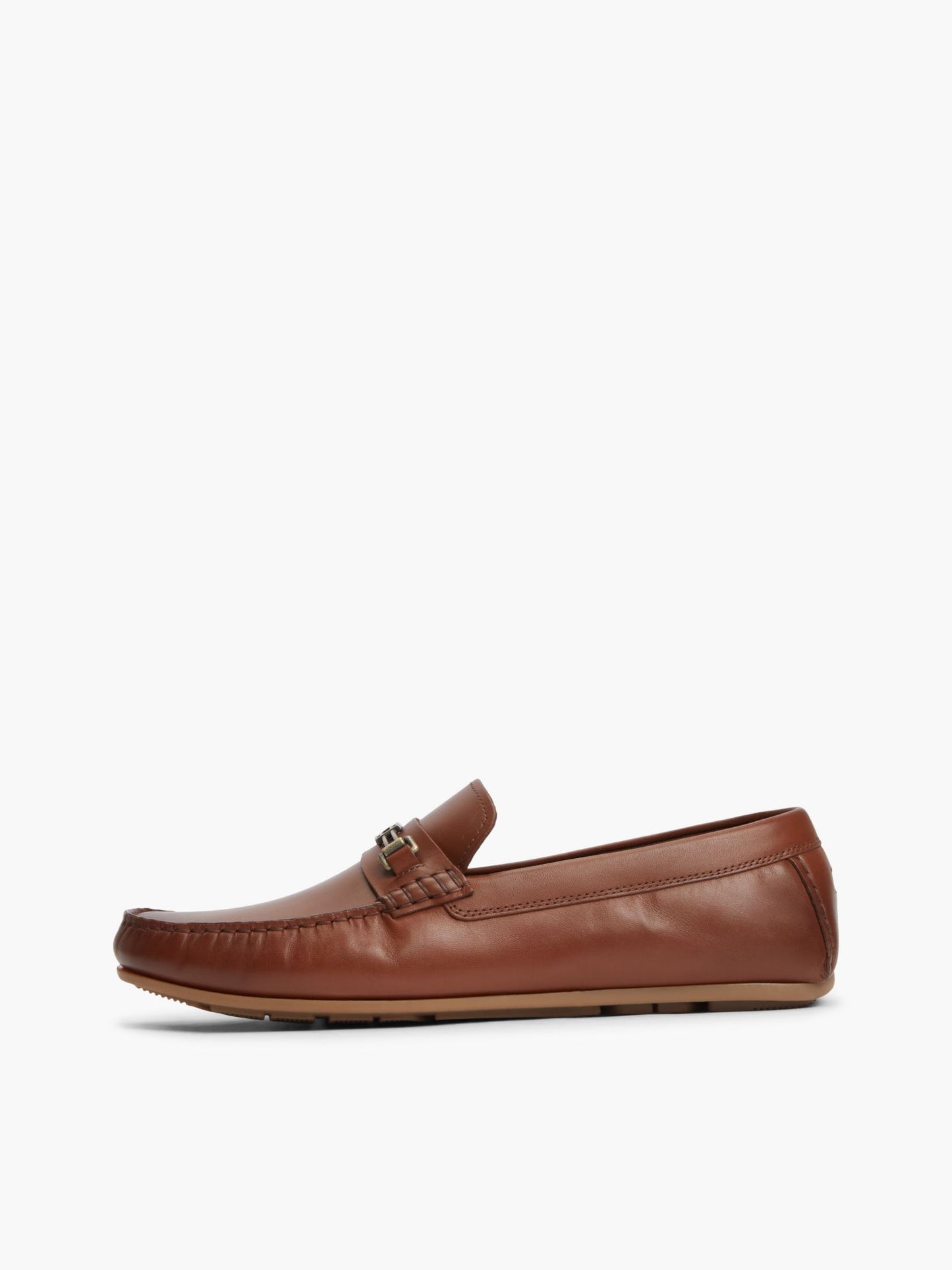 Tommy Hilfiger Flag Hardware Leather Driving Loafer