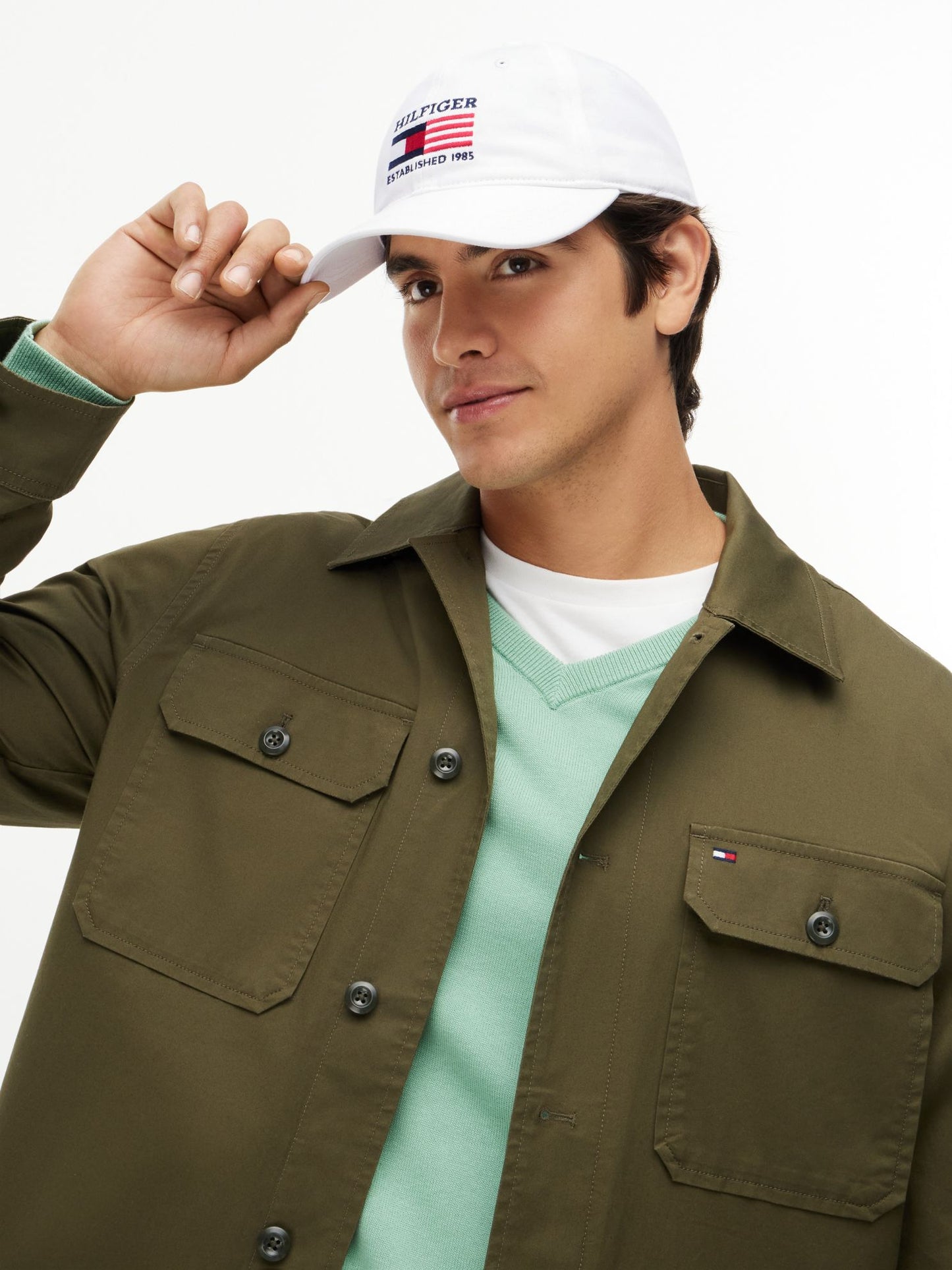 Tommy Hilfiger Hilfiger Flag Logo Baseball Cap