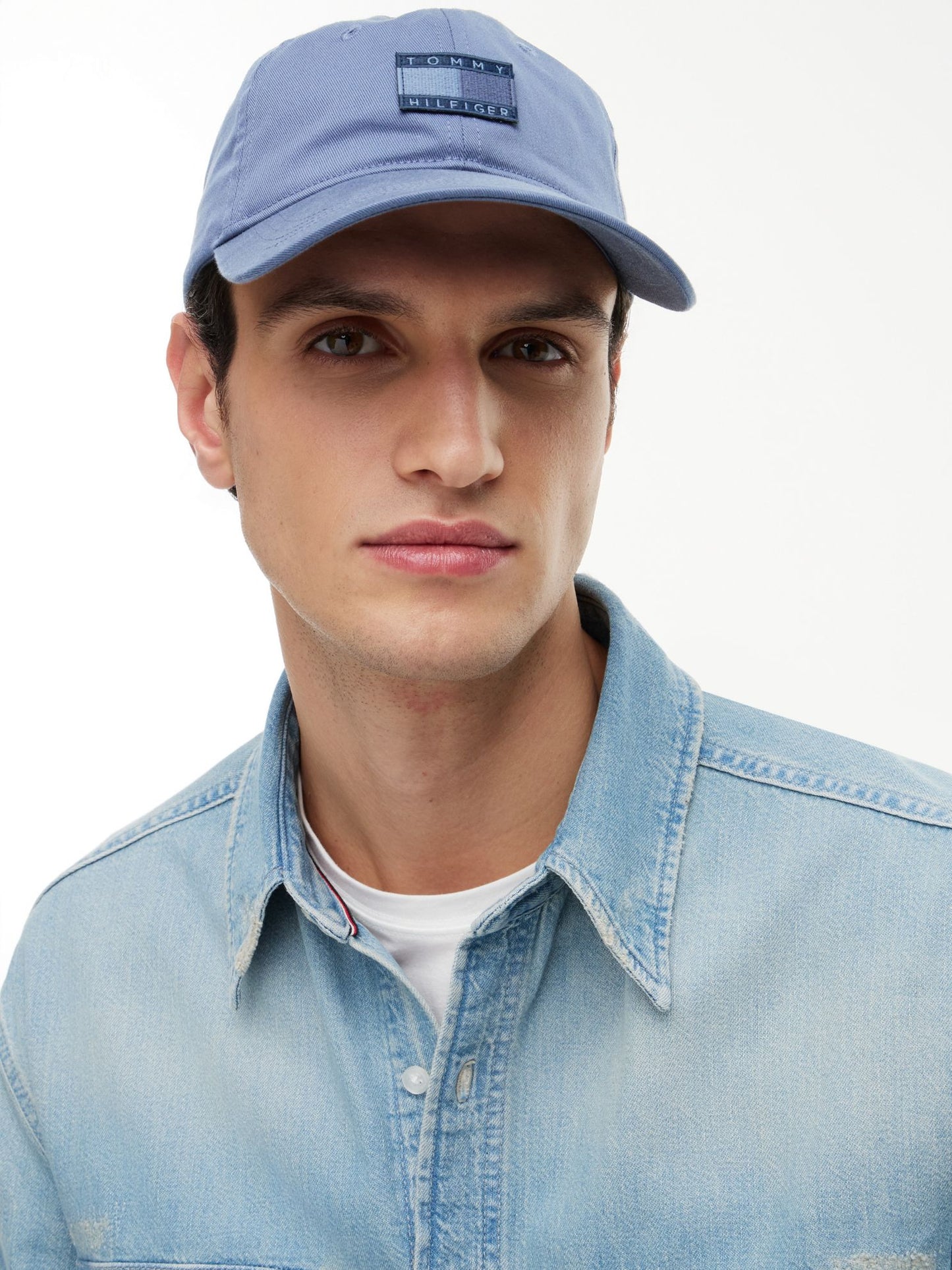 Tommy Hilfiger Tonal Flag Logo Baseball Cap