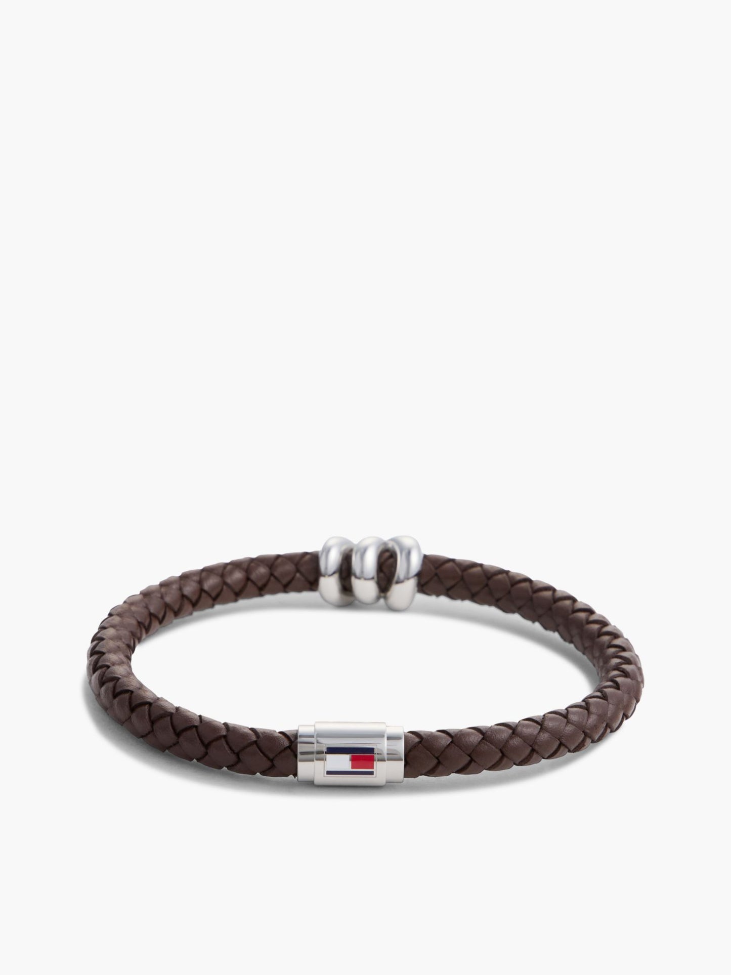 Tommy Hilfiger Nautical Knot Braided Leather Bracelet