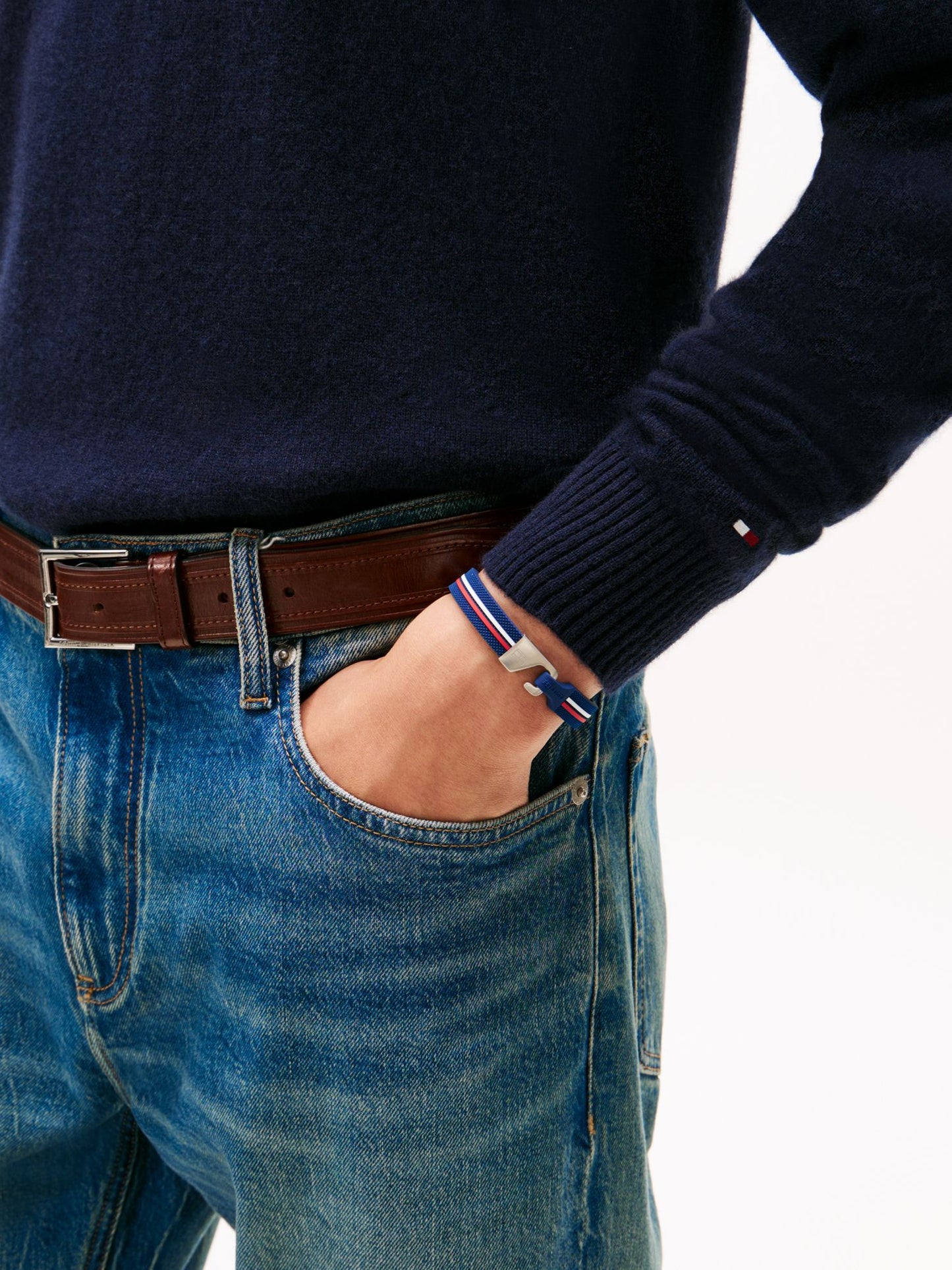 Tommy Hilfiger Signature Stripe Silicone Bracelet