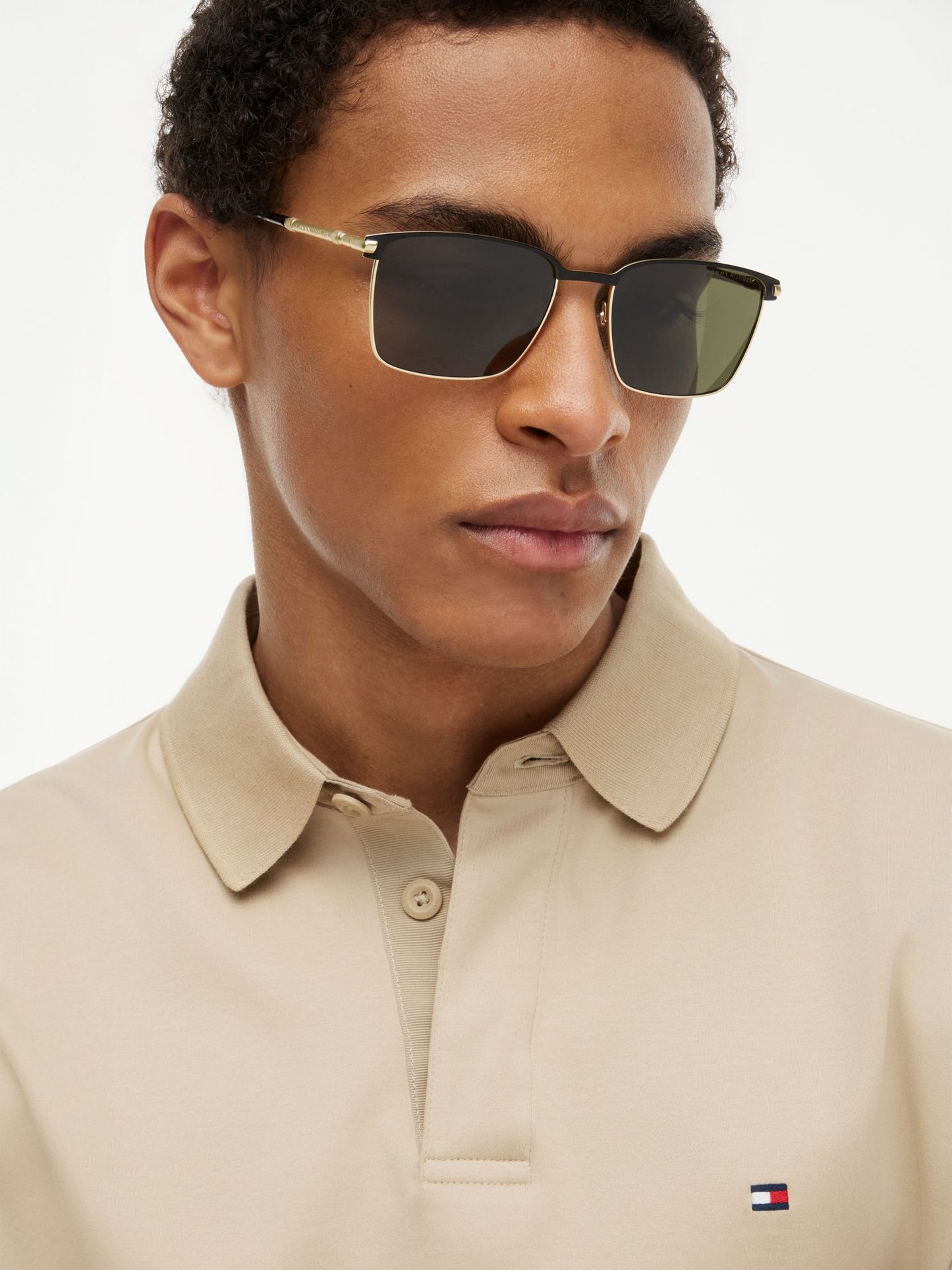 Tommy Hilfiger Metal Square Frame Sunglasses
