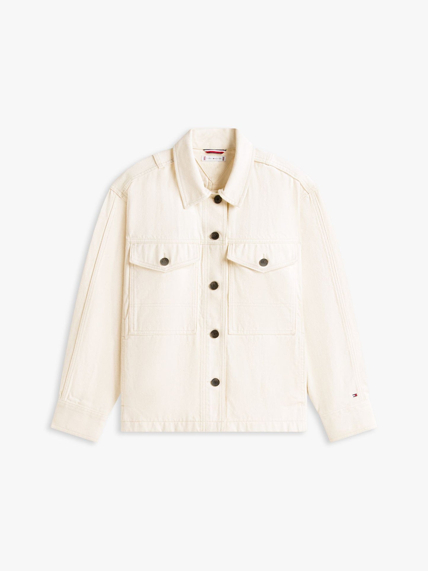 Tommy Hilfiger Oversized Twill Utility Shirt Jacket