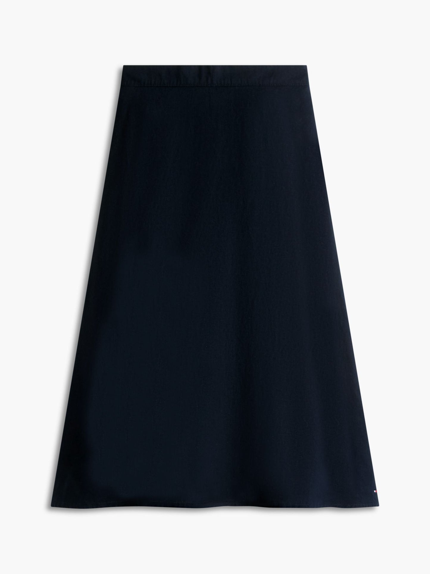 Tommy Hilfiger Linen-Blend Midi Skirt
