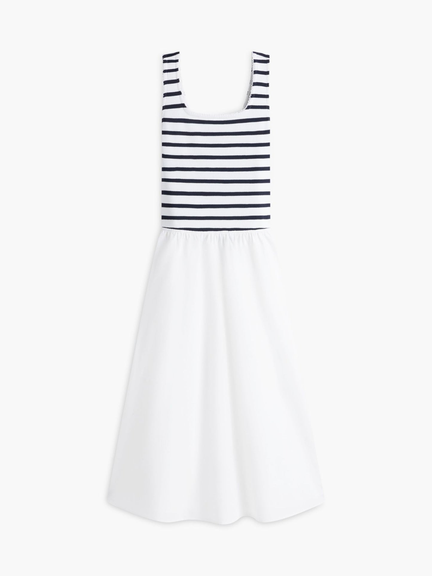 Tommy Hilfiger Striped Mixed-Media Midi Tank Dress