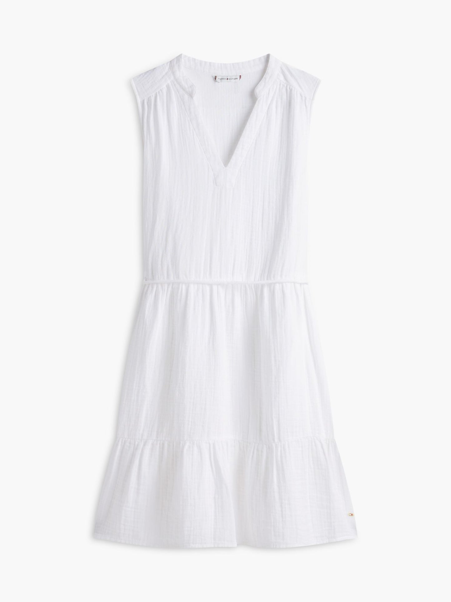 Tommy Hilfiger Tiered Cotton Gauze Mini Dress