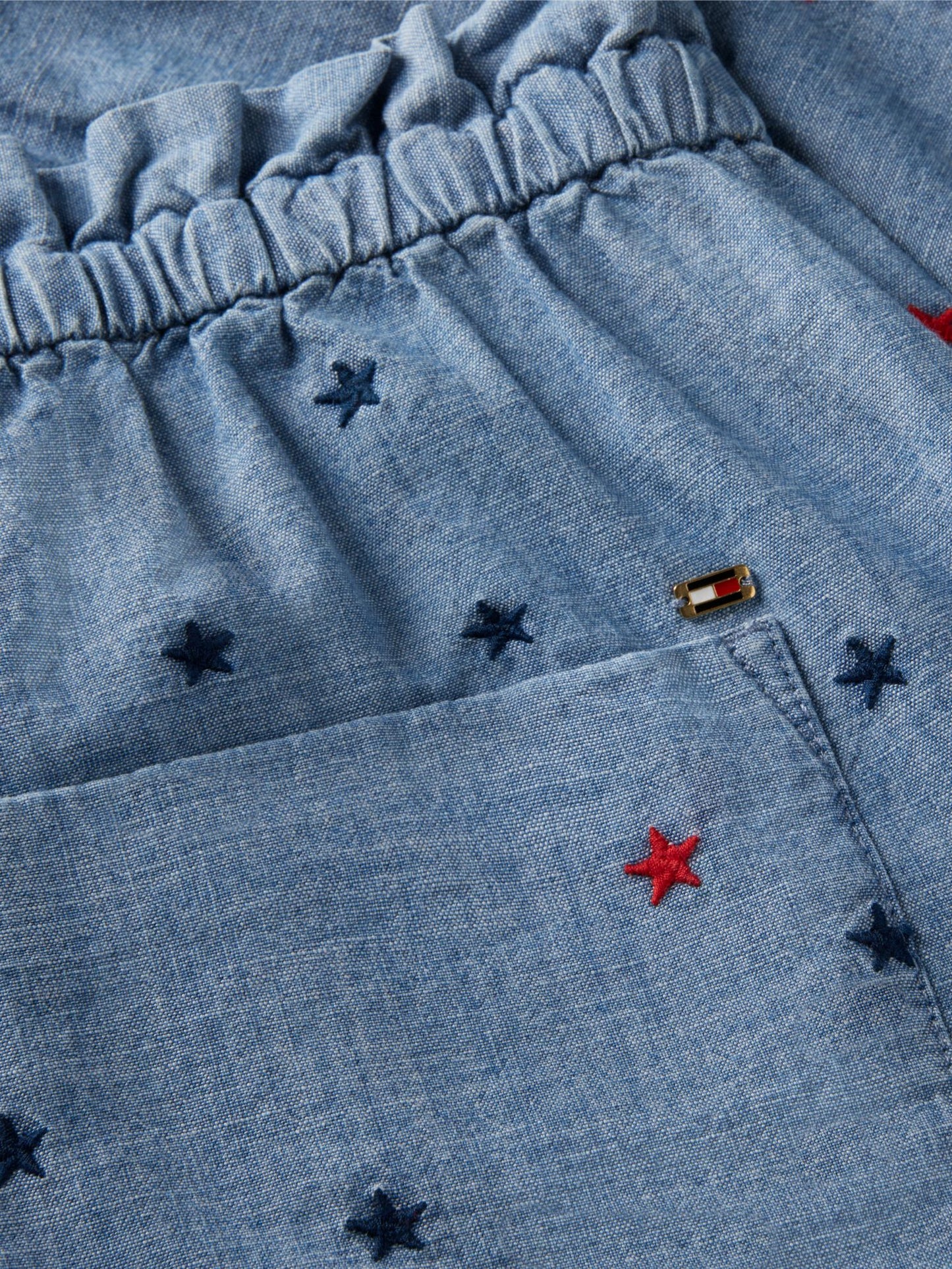 Tommy Hilfiger Allover Star Chambray Pull-On Short