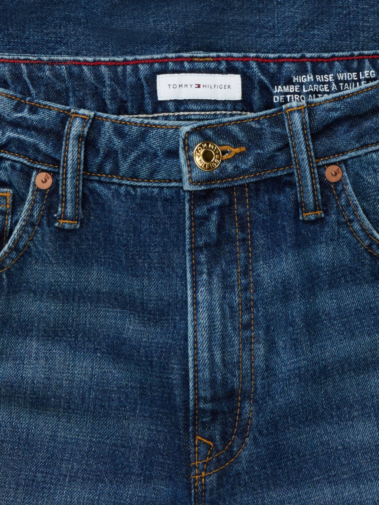 Tommy Hilfiger High-Rise Wide Leg Jean