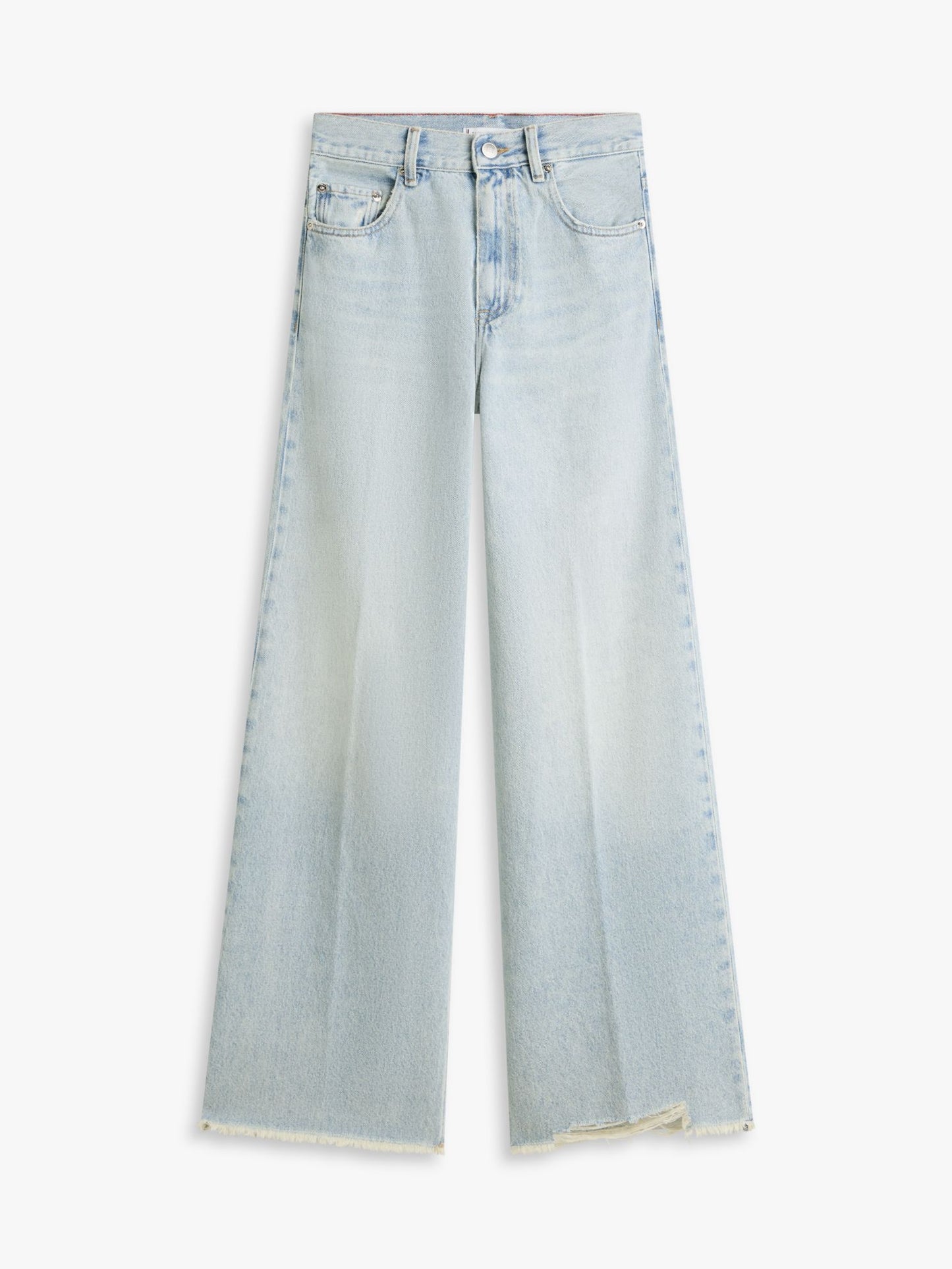 Tommy Hilfiger Raw Hem High-Rise Wide Leg Jean