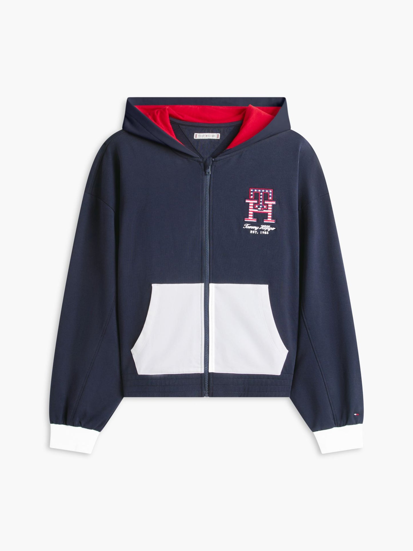 Tommy Hilfiger Stars & Stripes Colorblock Zip Hoodie