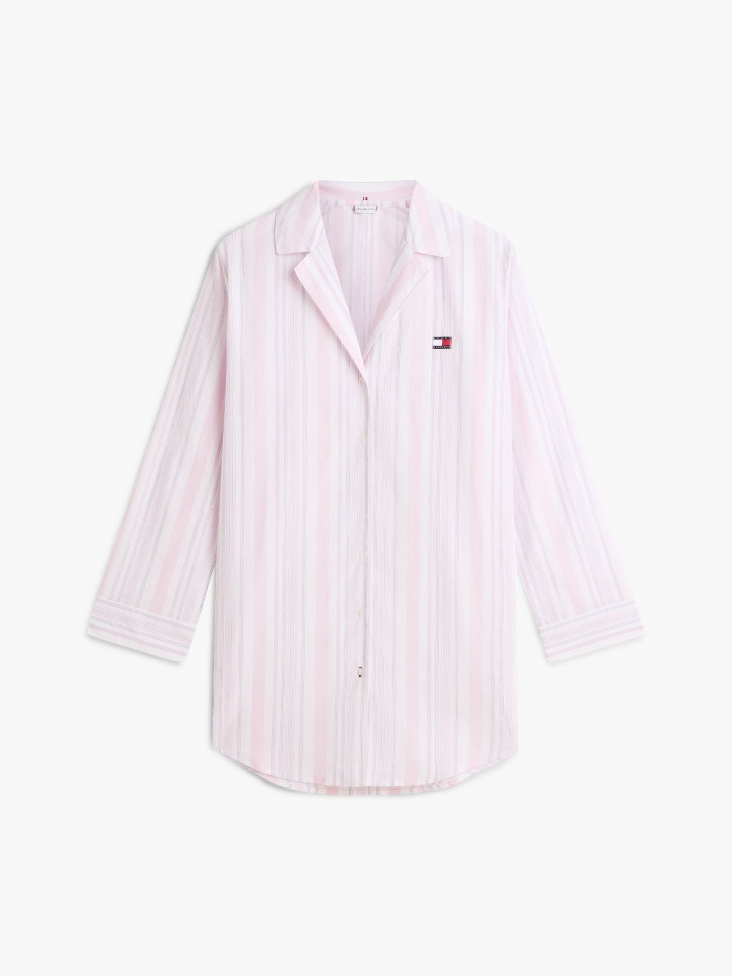 Tommy Hilfiger Striped Poplin Sleep Dress