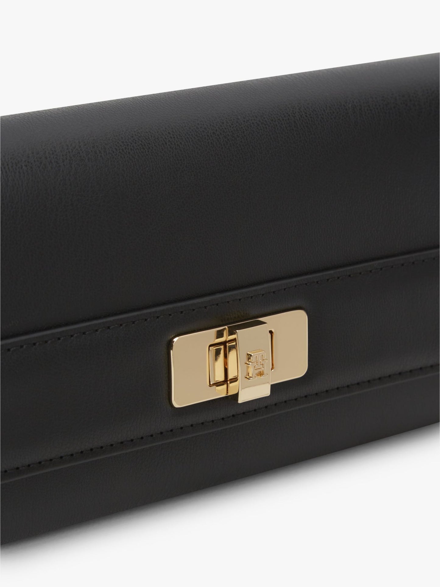 Tommy Hilfiger Monogram Turnlock Large Flap Wallet