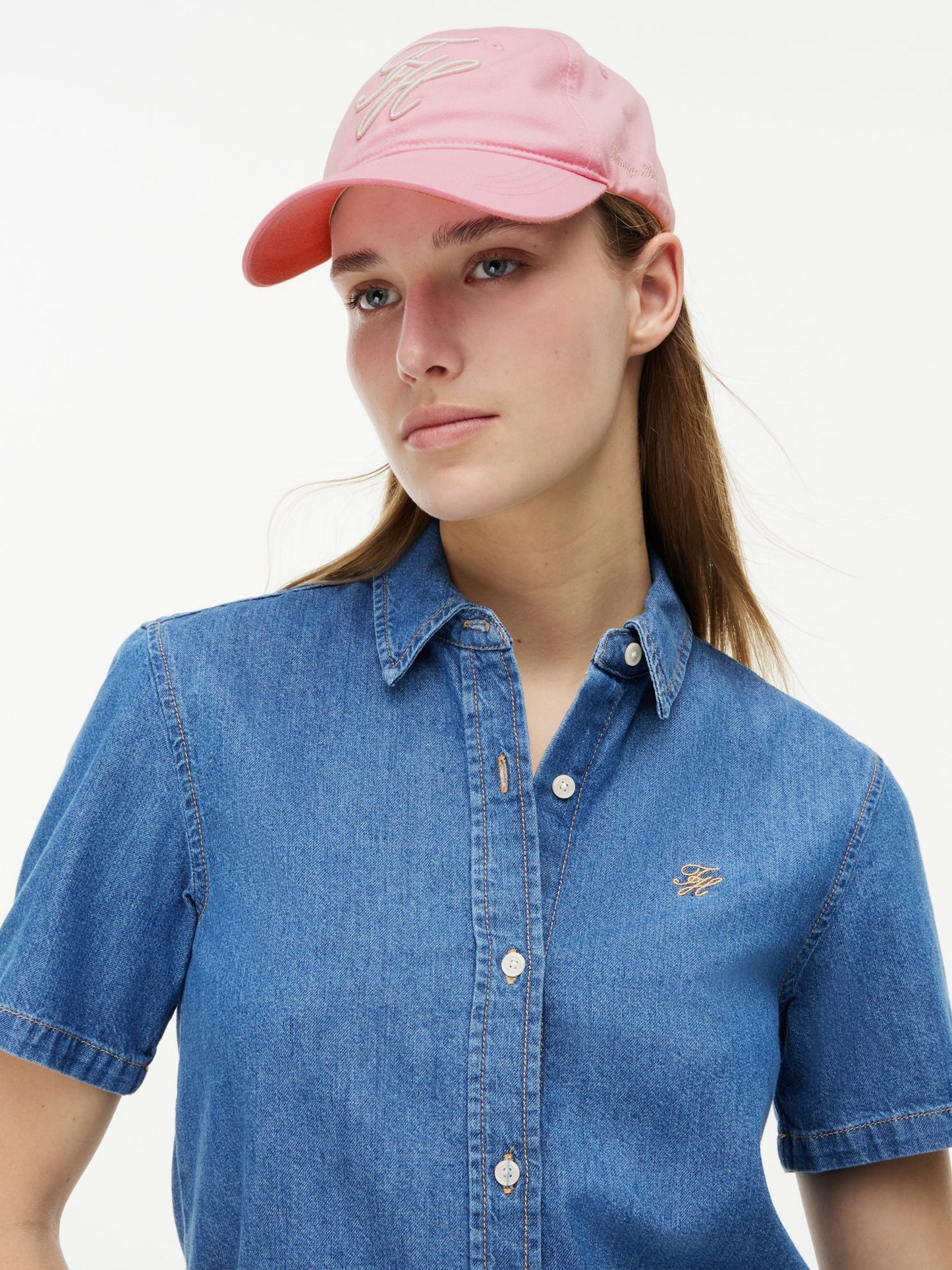 Tommy Hilfiger Embroidered Script Monogram Baseball Cap