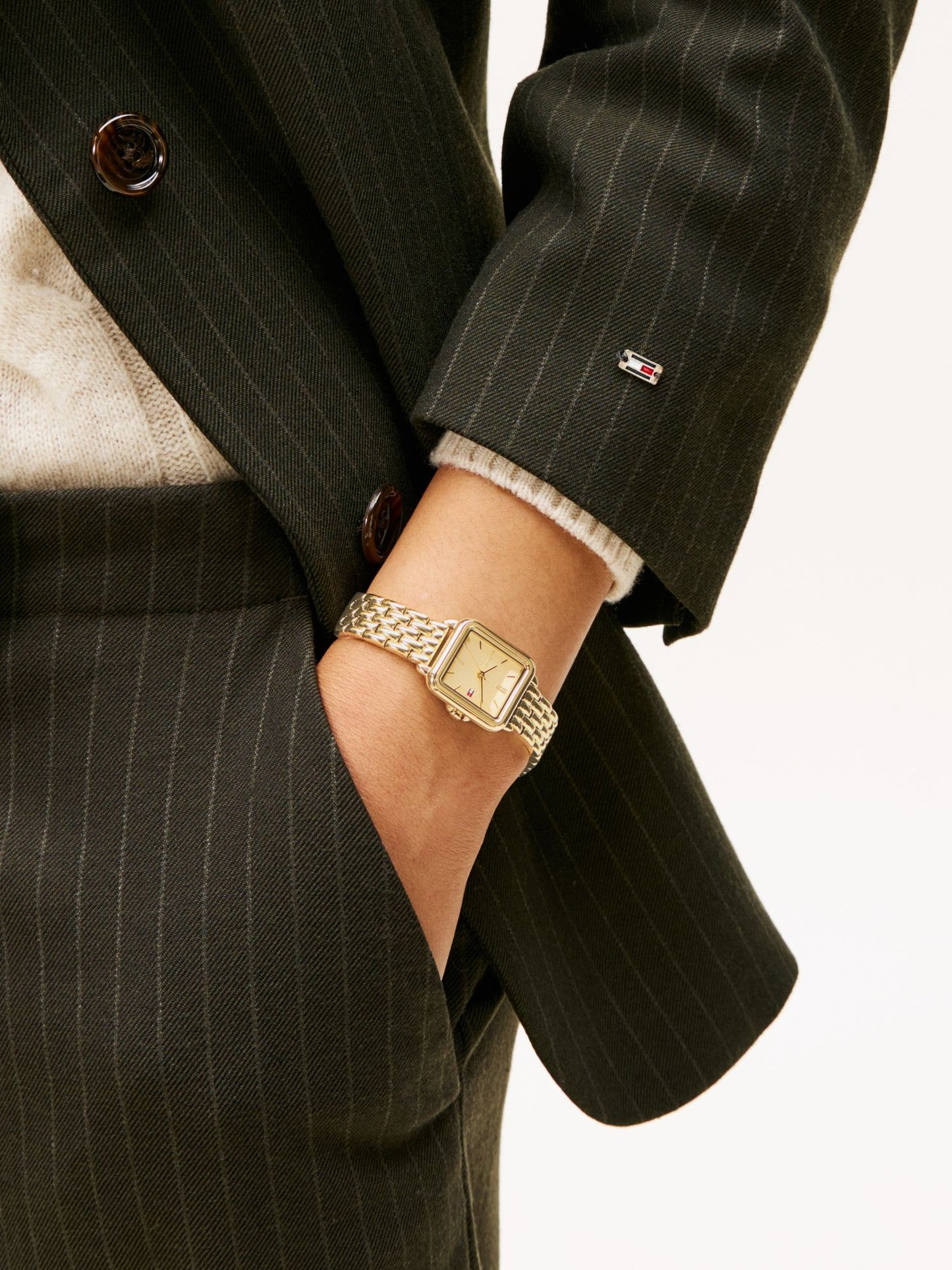 Tommy Hilfiger 24MM Square Dial Watch