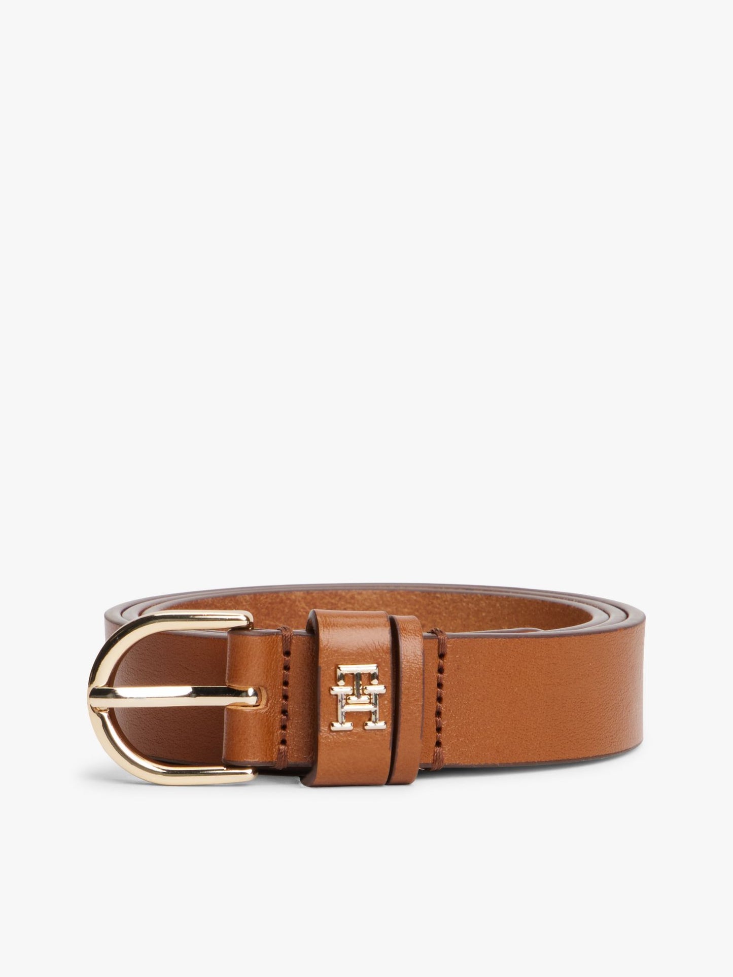 Tommy Hilfiger Monogram Slim Leather Belt