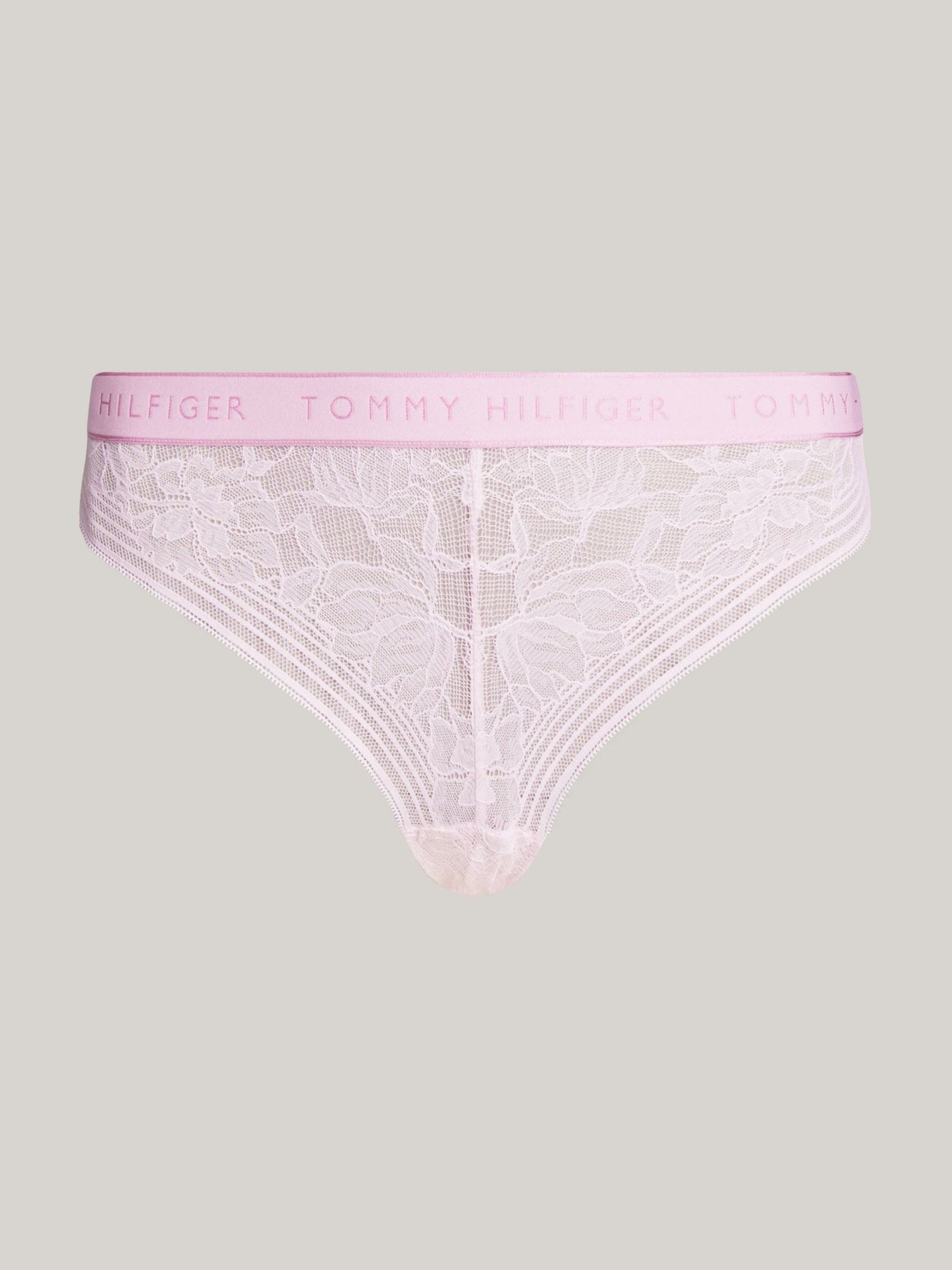 Tommy Hilfiger Logo Lace Thong