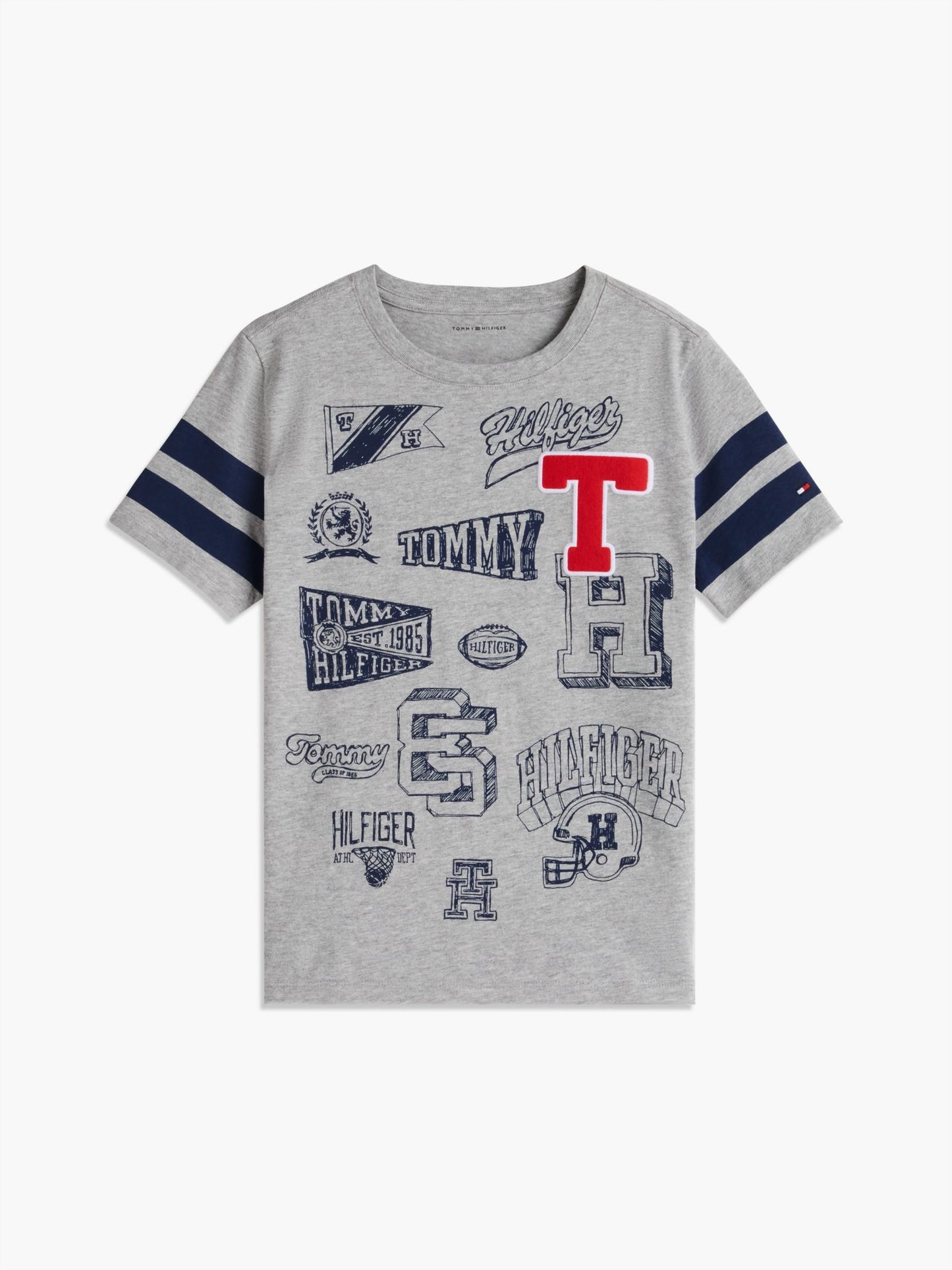 Tommy Hilfiger Kids' Allover Varsity Logo Mix T-Shirt
