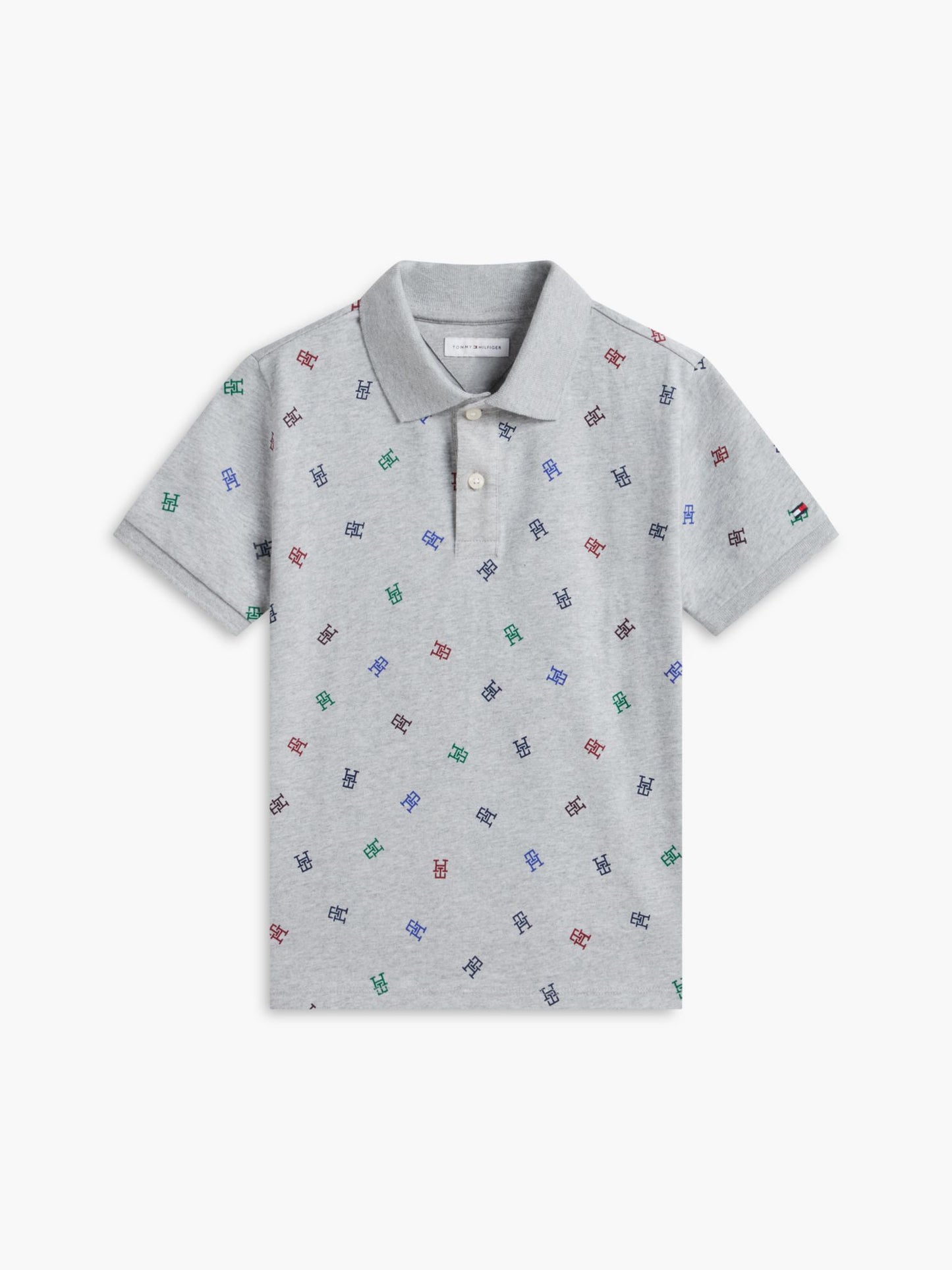 Tommy Hilfiger Kids' Allover Monogram Polo