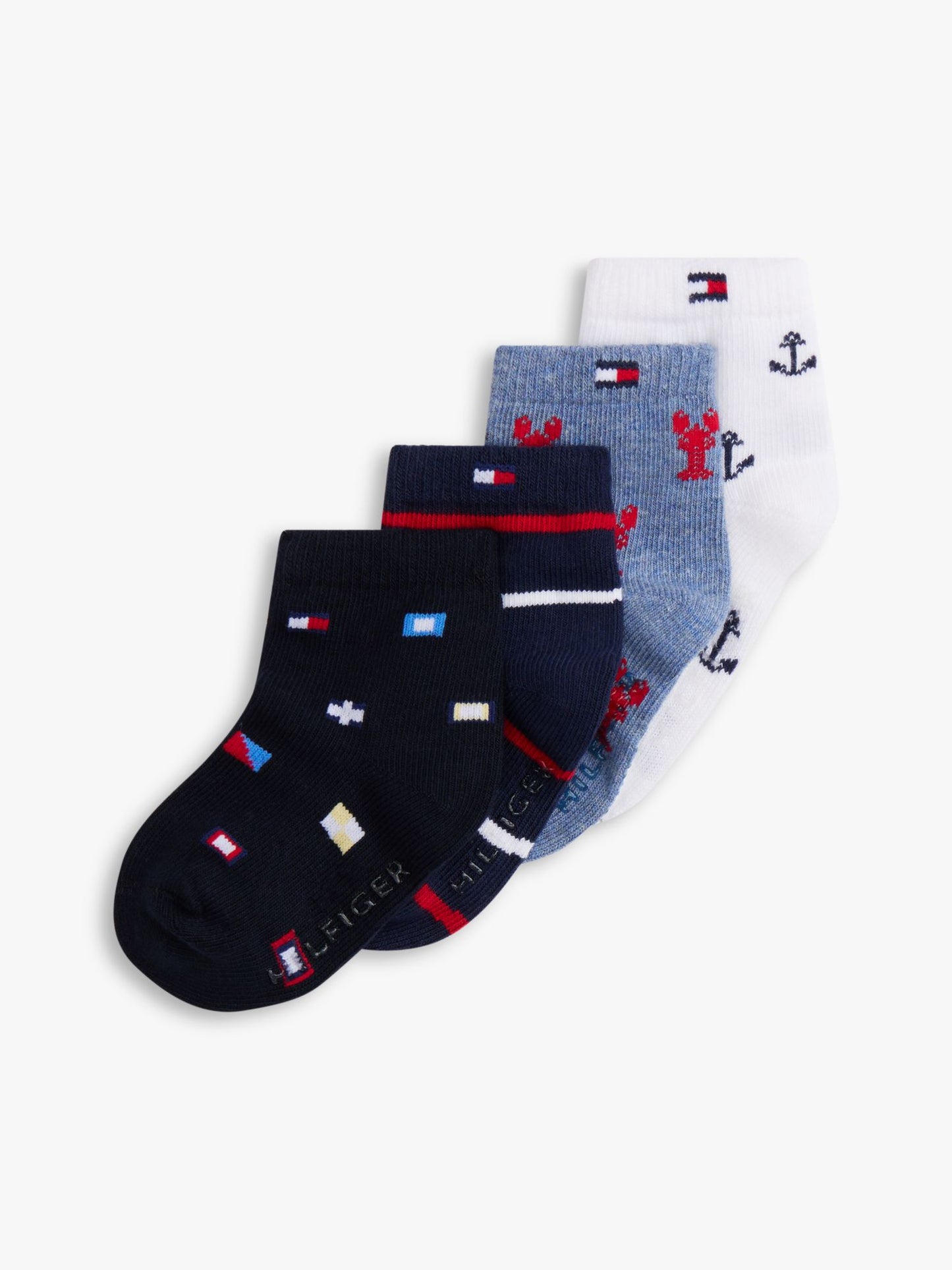 Tommy Hilfiger Babies' Nautical Sock 3-Pack