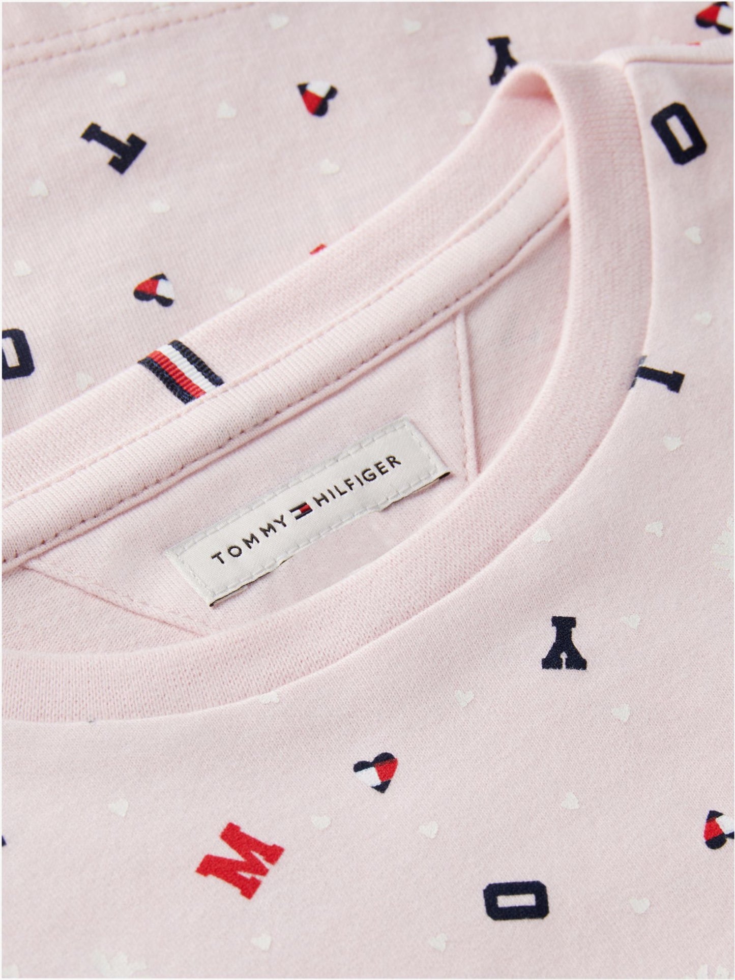 Tommy Hilfiger Kids' Allover Tommy Letter Logo T-Shirt