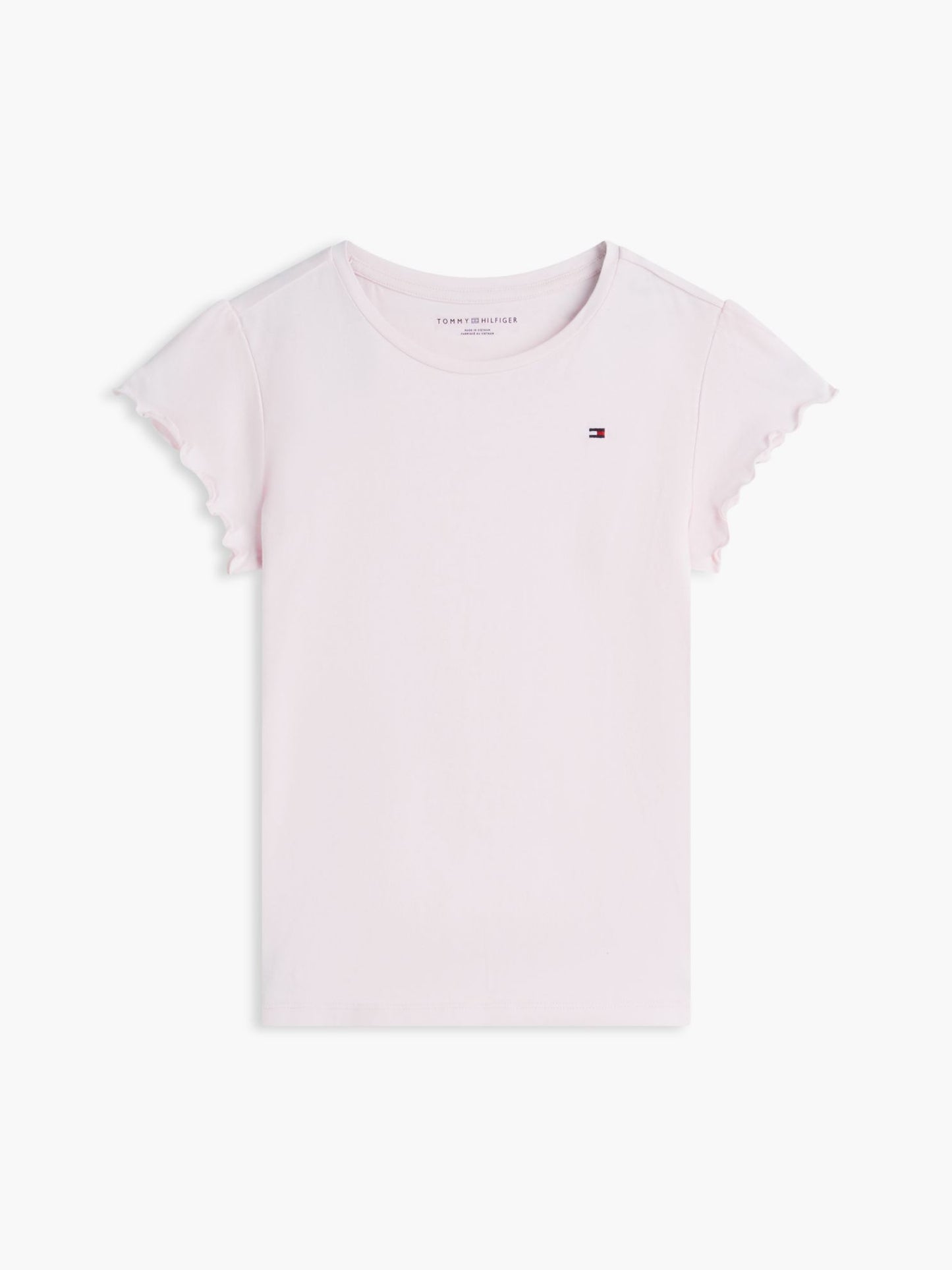 Tommy Hilfiger Kids' Lettuce-Trim Sleeve T-Shirt
