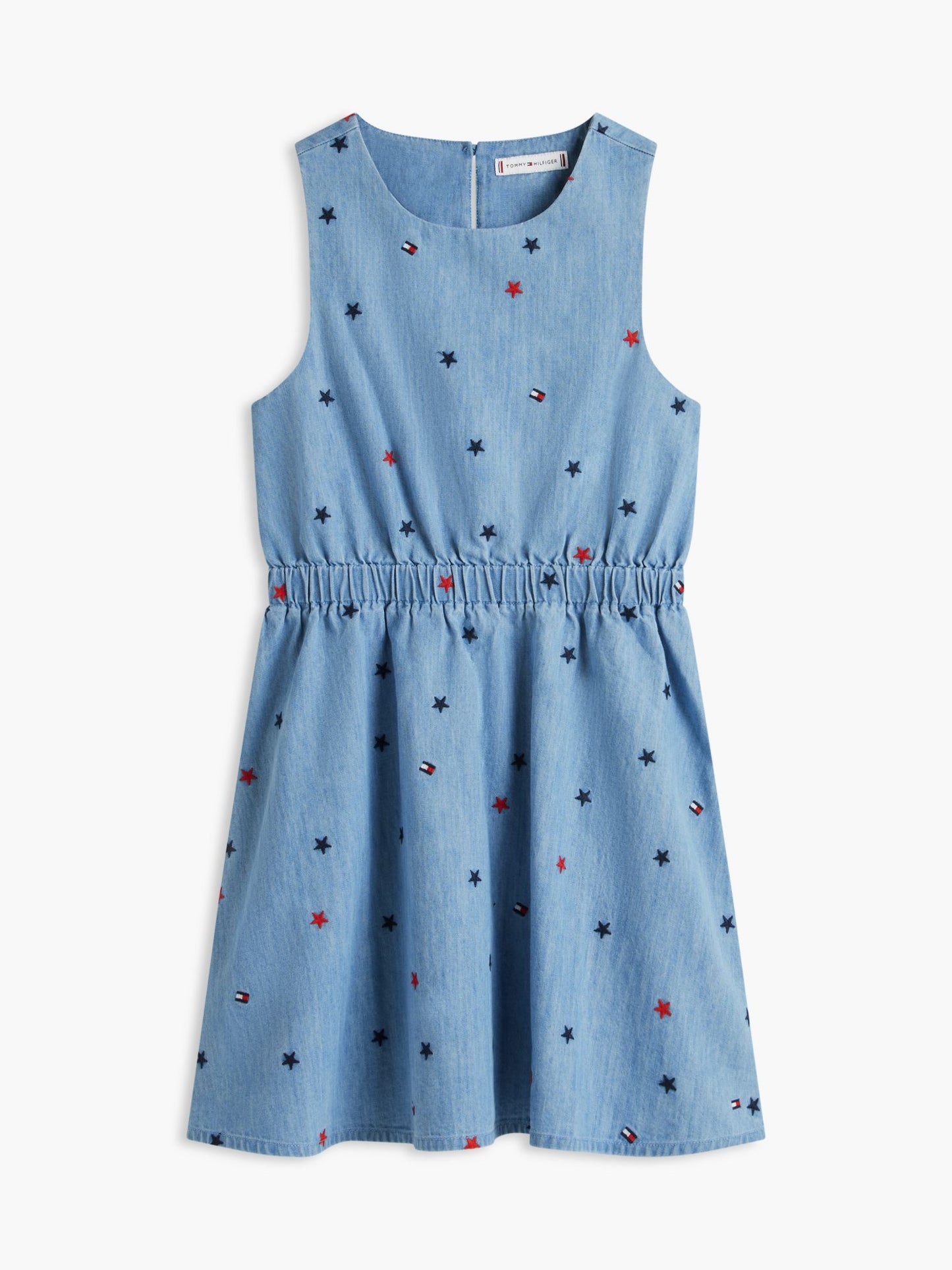 Tommy Hilfiger Kids' Allover Star Chambray Dress
