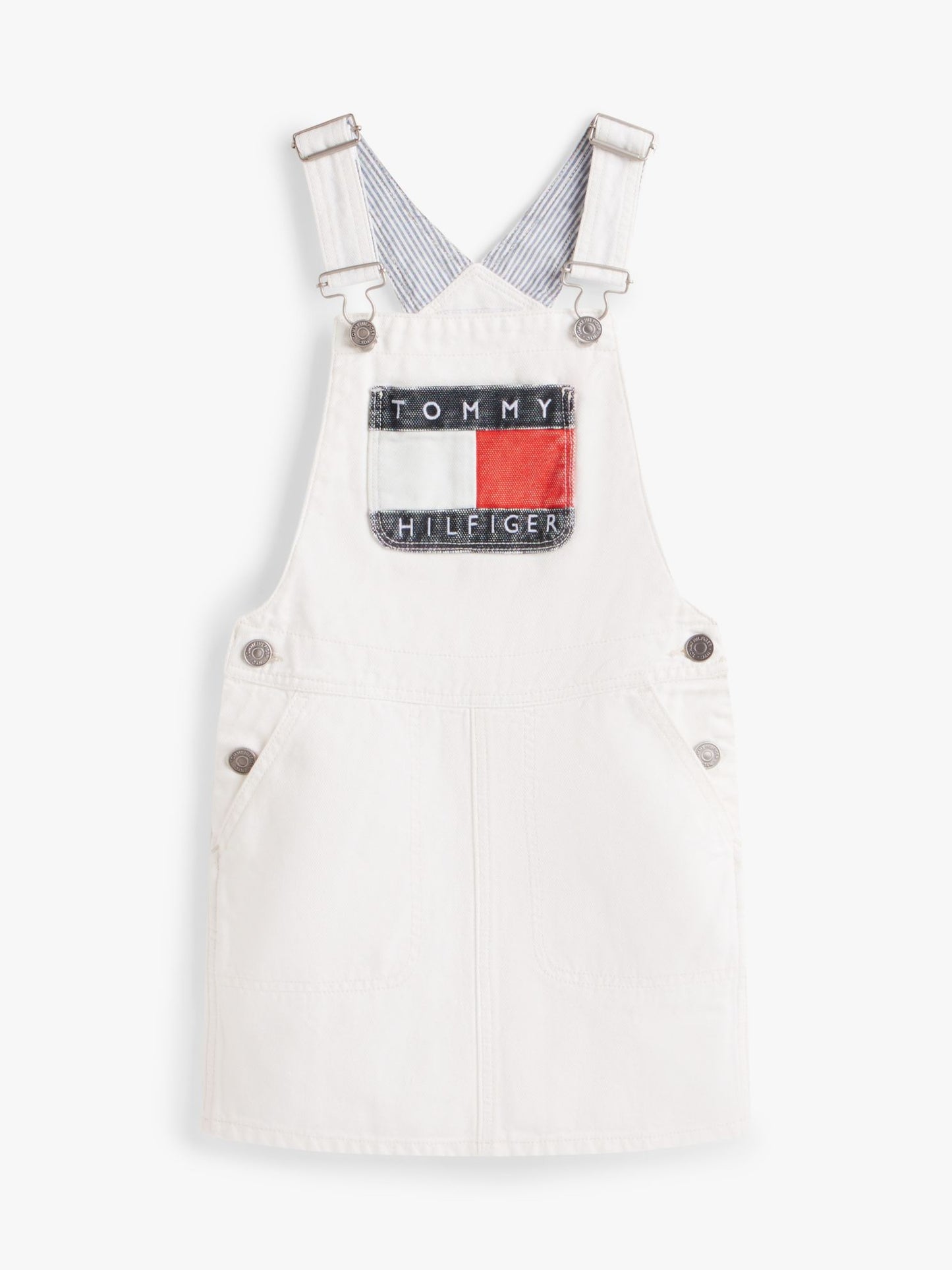 Tommy Hilfiger Kids' Hilfiger Badge Denim Overall Dress