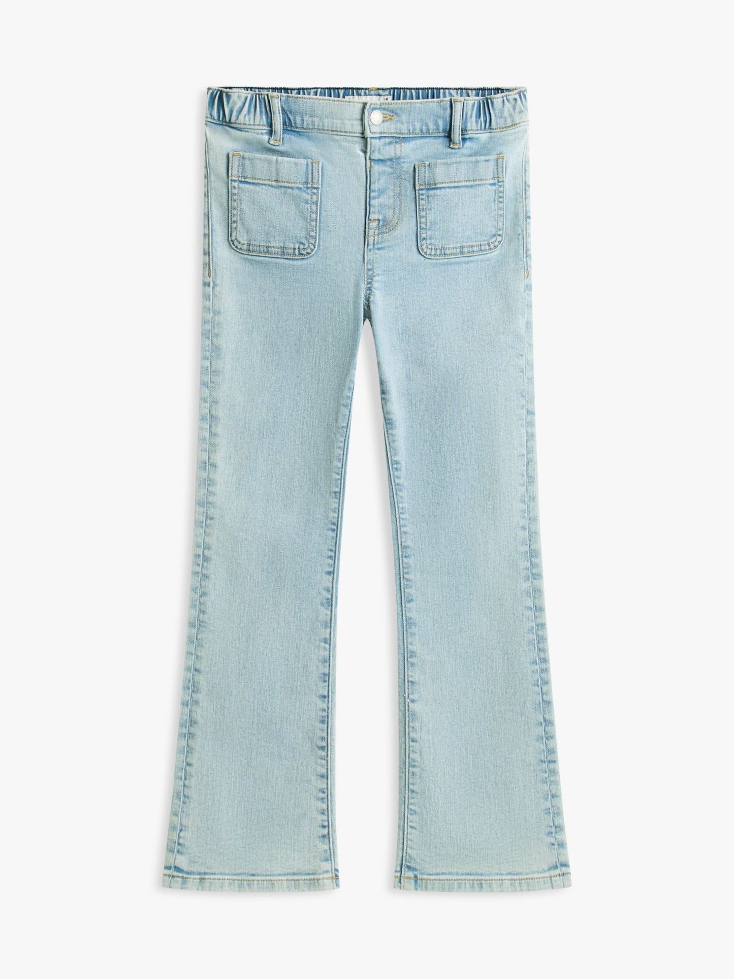 Tommy Hilfiger Kids' Patch Pocket Pull-On Flare Jean