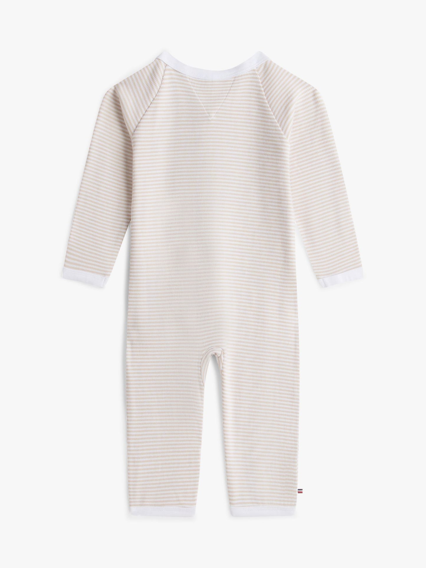 Tommy Hilfiger Babies' Stripe Ribbed Footie Coverall