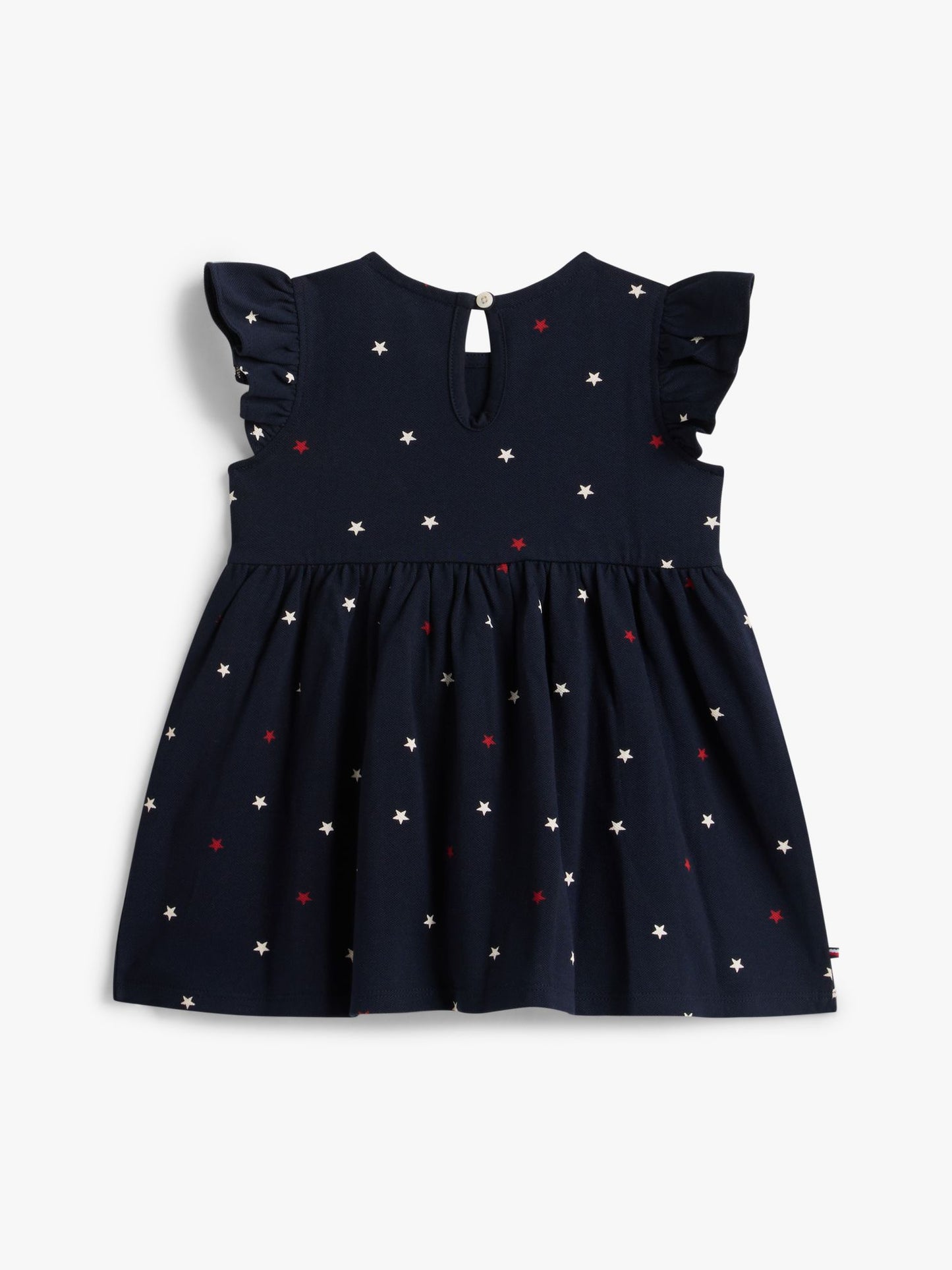 Tommy Hilfiger Babies' Star Print Flutter-Sleeve Dress