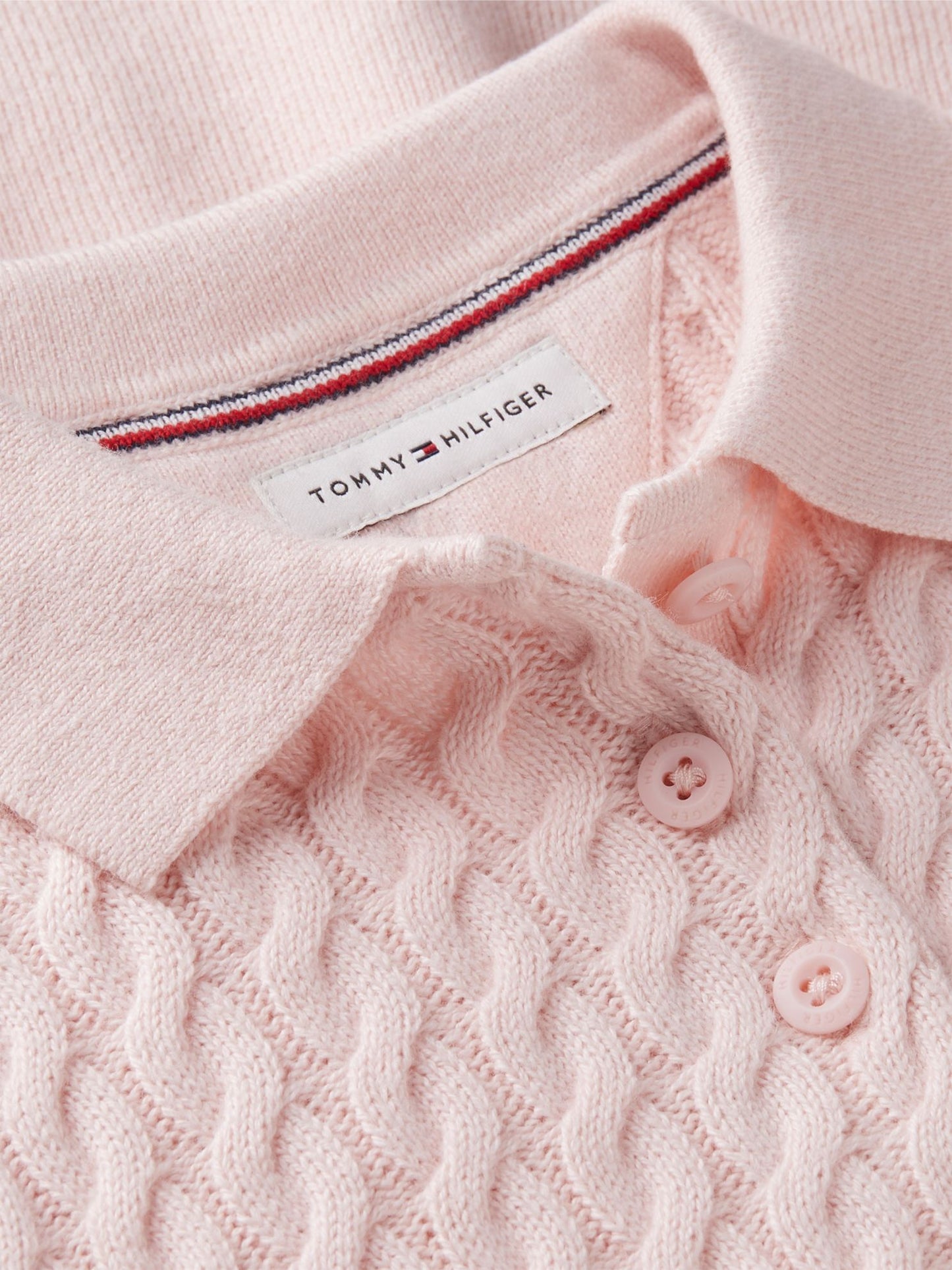 Tommy Hilfiger Babies' Cable Knit Sweater Dress