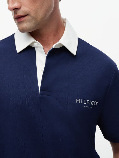 Tommy Hilfiger Classic Fit Wicking Rugby Polo