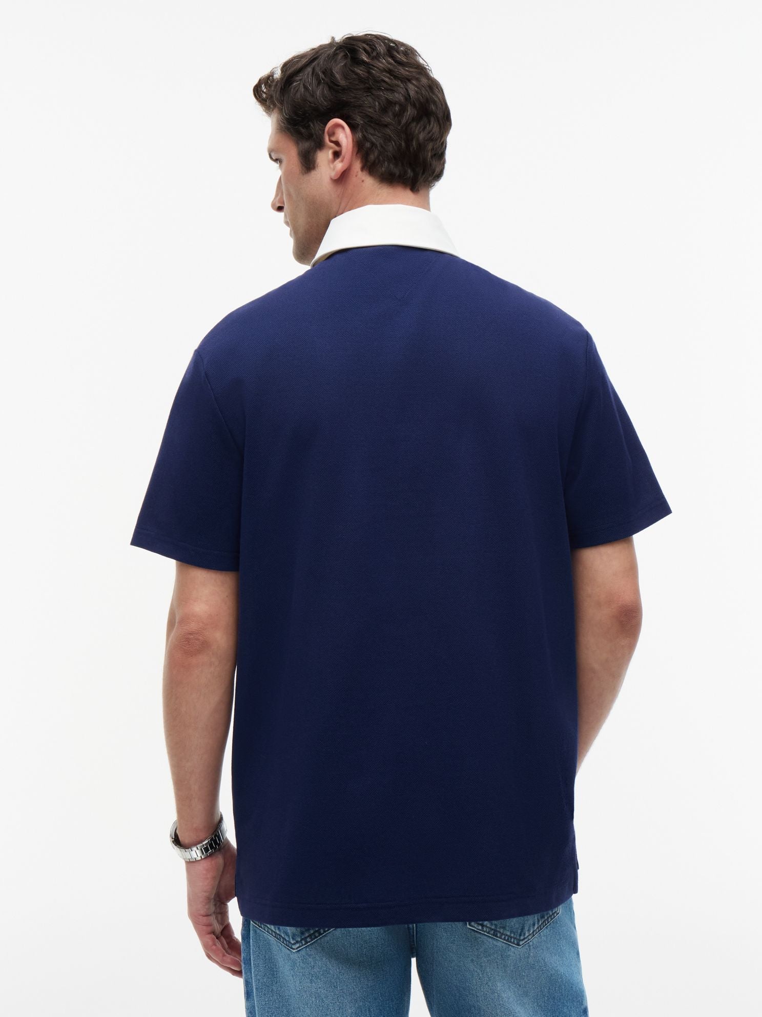Tommy Hilfiger Classic Fit Wicking Rugby Polo