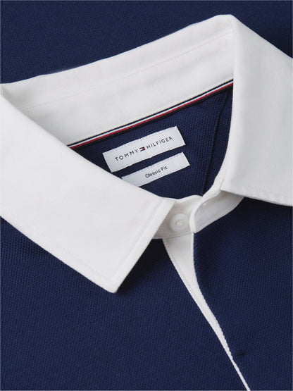 Tommy Hilfiger Classic Fit Wicking Rugby Polo