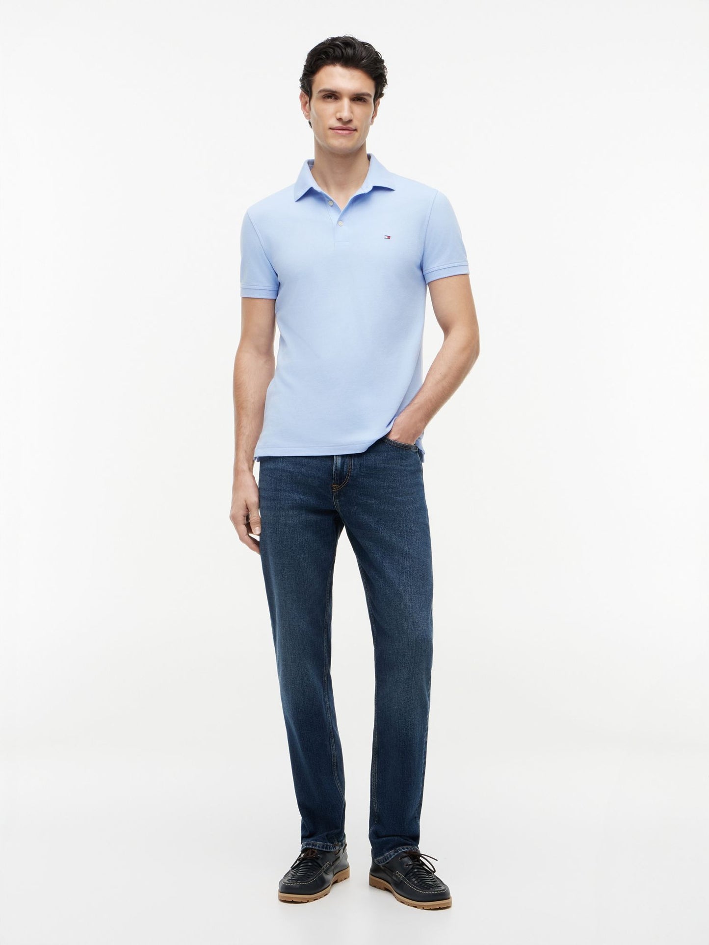 Tommy Hilfiger Slim Fit Stretch Pique Polo