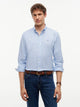 Provence/Optic White Stripe