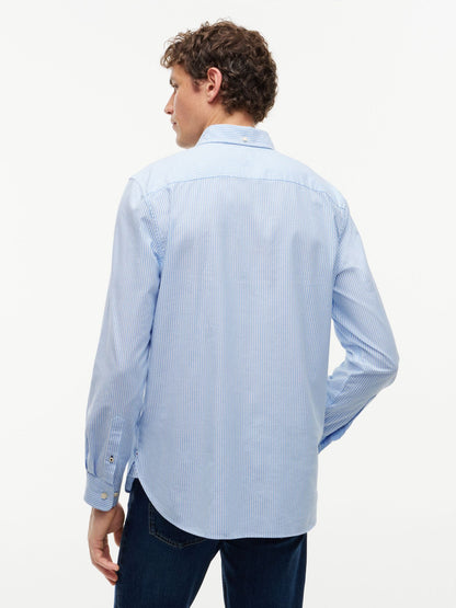 Tommy Hilfiger Regular Fit Stripe Stretch Oxford Shirt