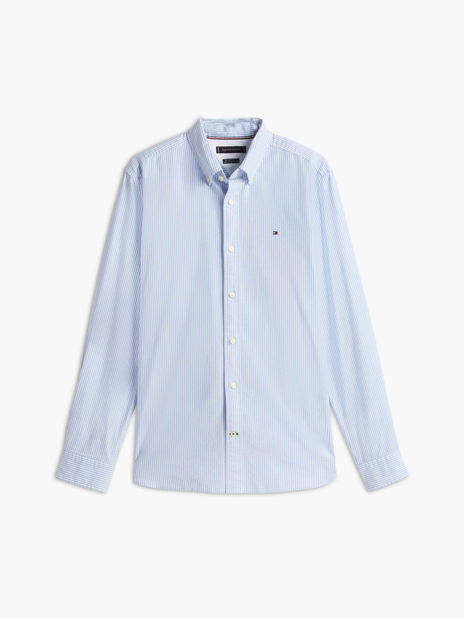 Tommy Hilfiger Regular Fit Stripe Stretch Oxford Shirt