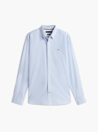 Tommy Hilfiger Regular Fit Stripe Stretch Oxford Shirt