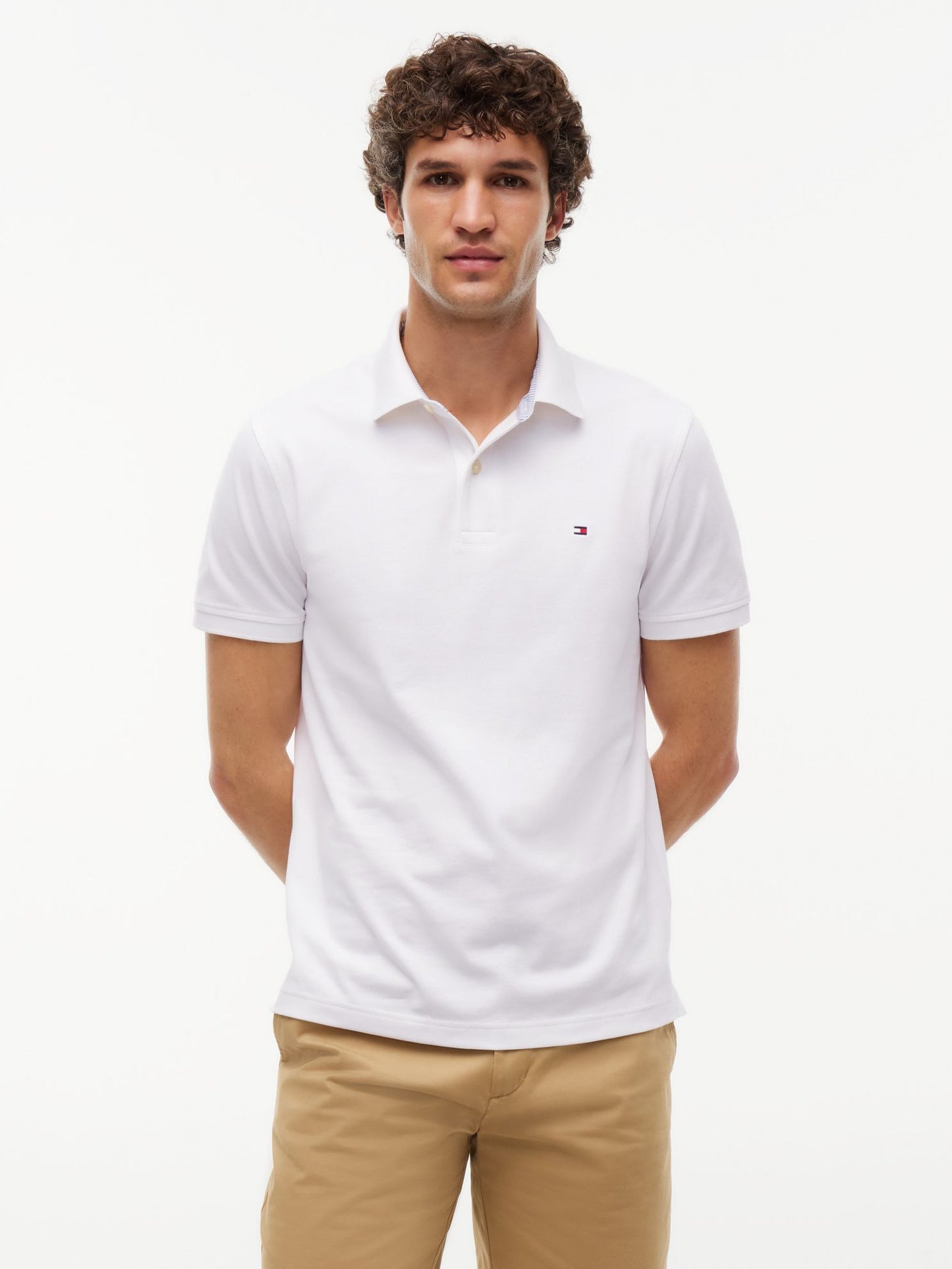 Tommy Hilfiger Regular Fit Stretch Tommy Polo