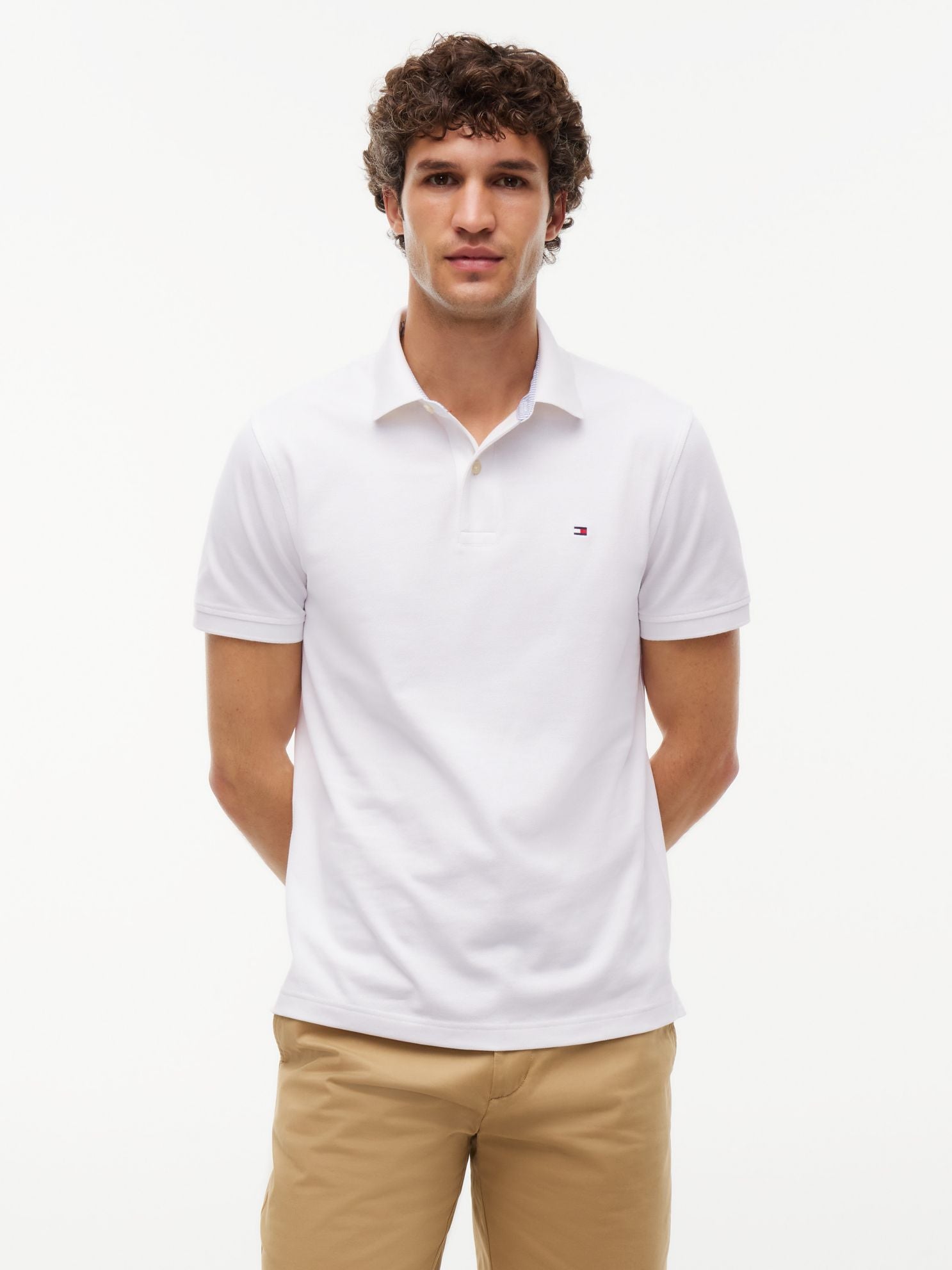 Tommy Hilfiger Regular Fit Stretch Tommy Polo