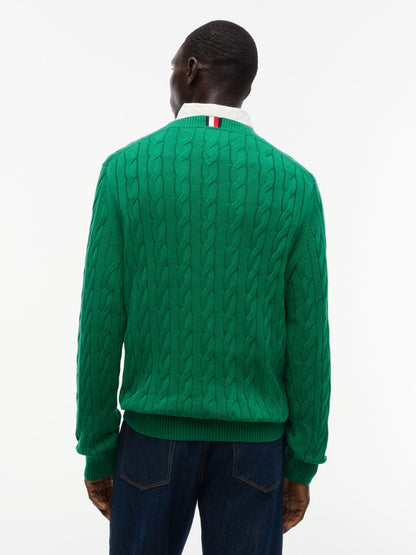 Tommy Hilfiger Cable Knit Crewneck Sweater