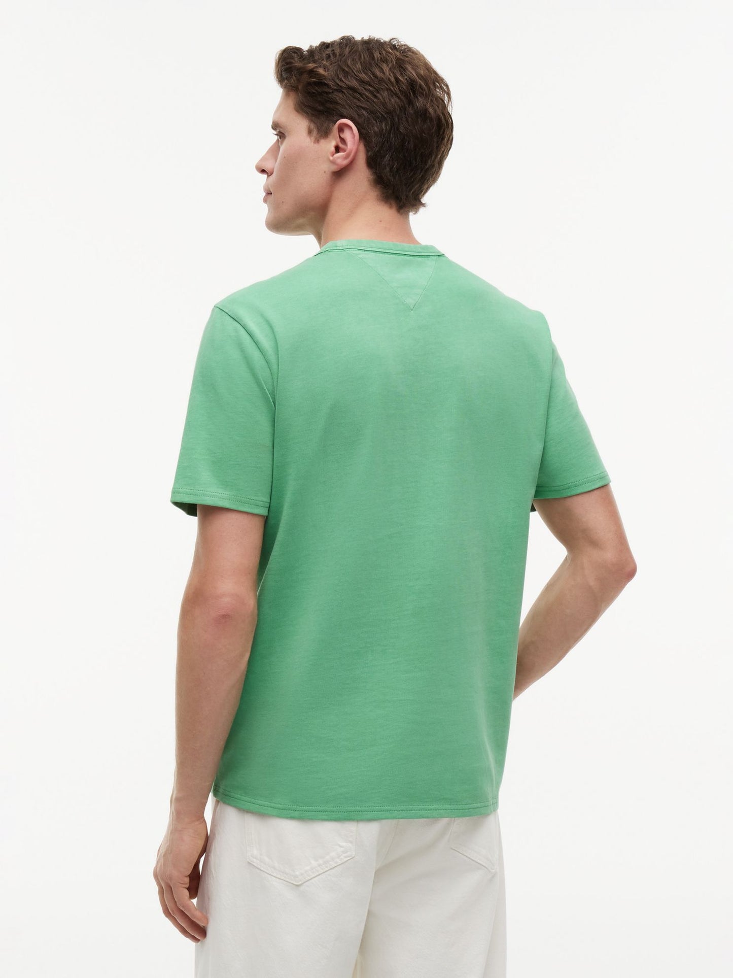 Tommy Hilfiger Laurel Leaf Logo Garment-Dyed T-Shirt