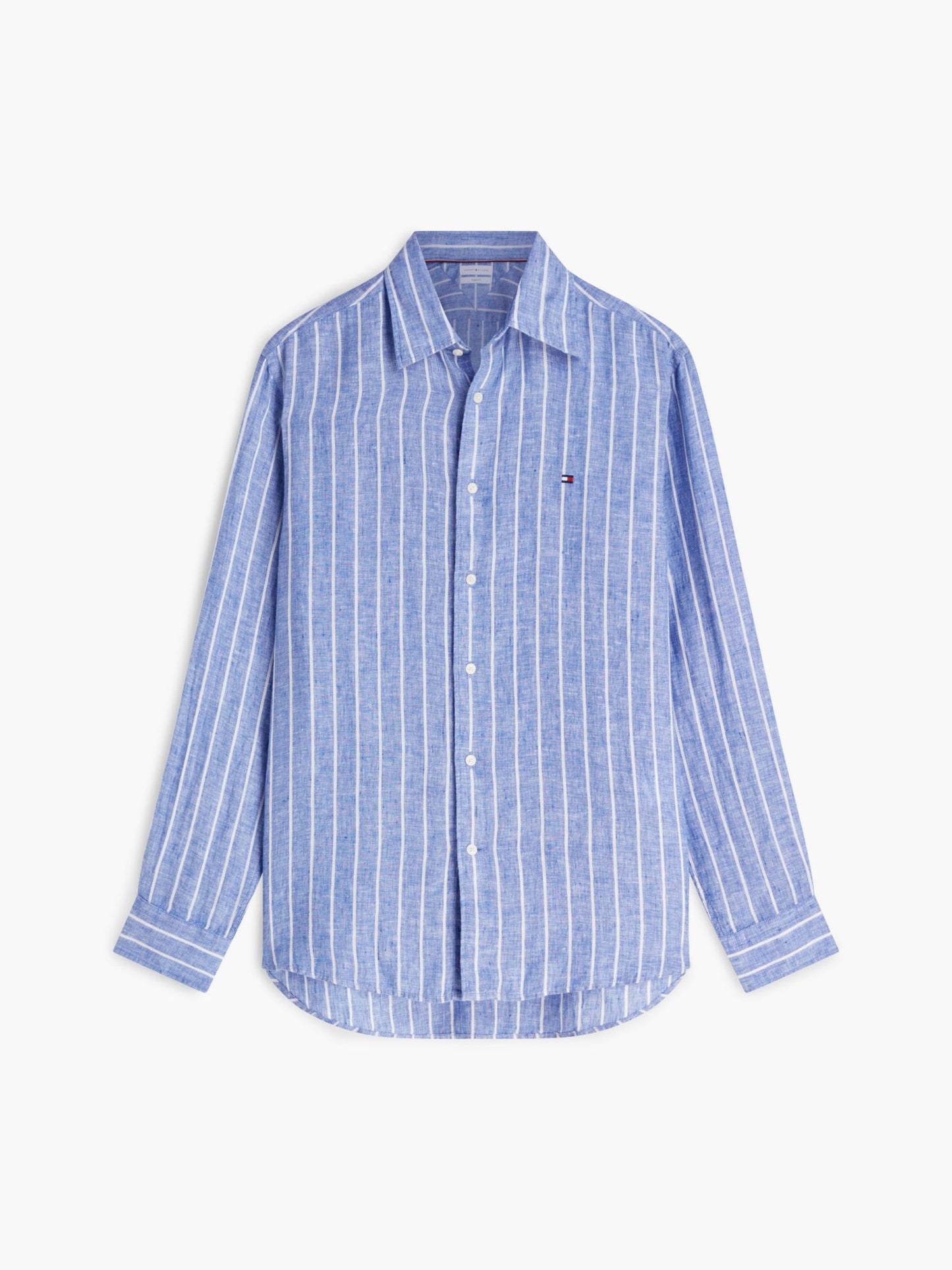 Tommy Hilfiger Regular Fit Striped Linen Shirt