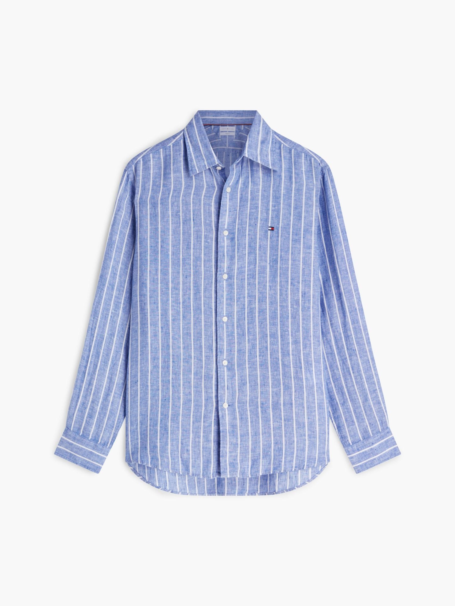Tommy Hilfiger Regular Fit Striped Linen Shirt