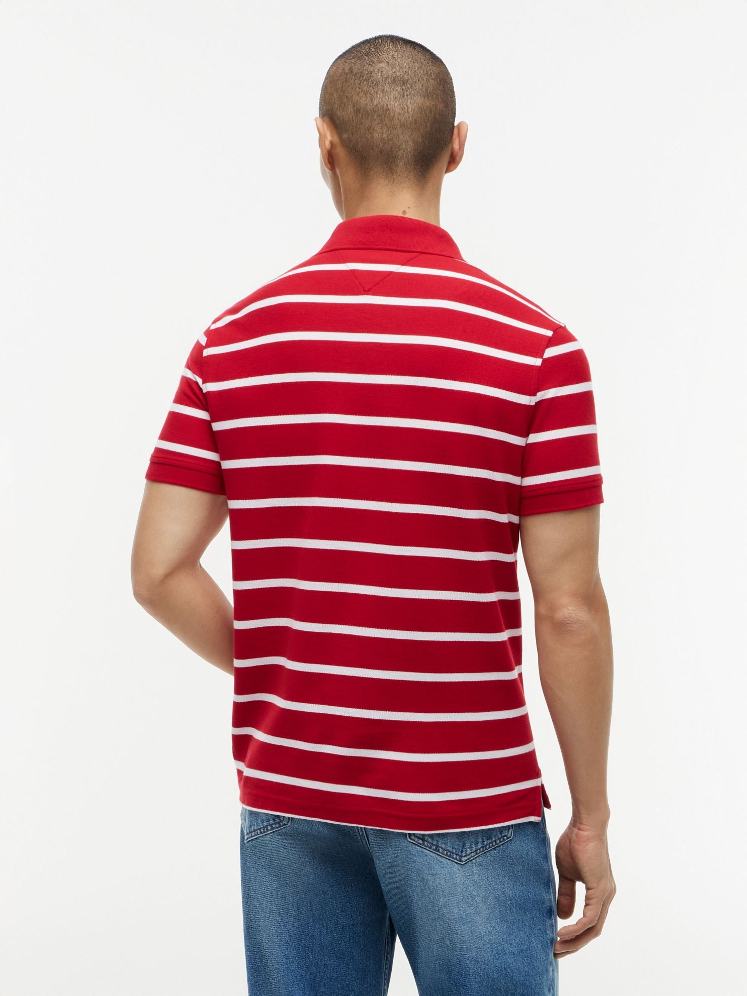 Tommy Hilfiger Regular Fit Striped Wicking Polo