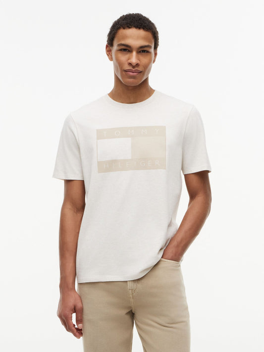 Tommy Hilfiger Tonal Flag Logo T-Shirt